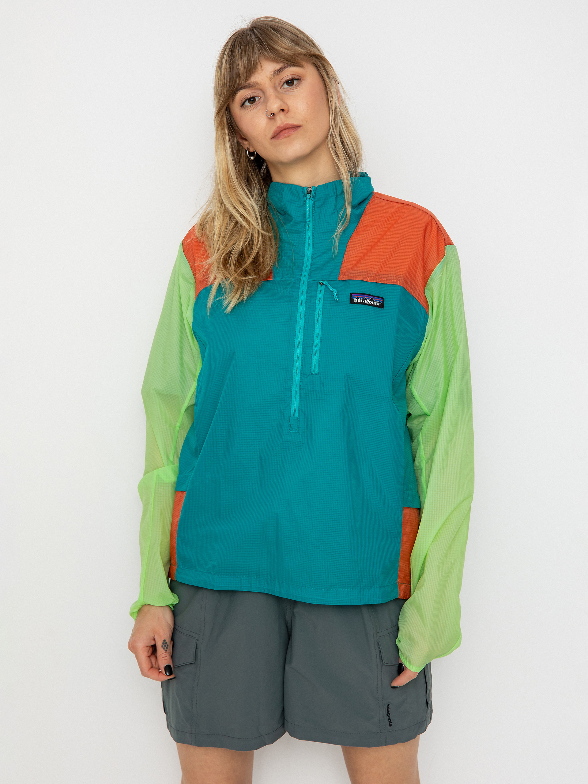 Patagonia Houdini Stash Wmn Jacket multicolor (subtidal blue)