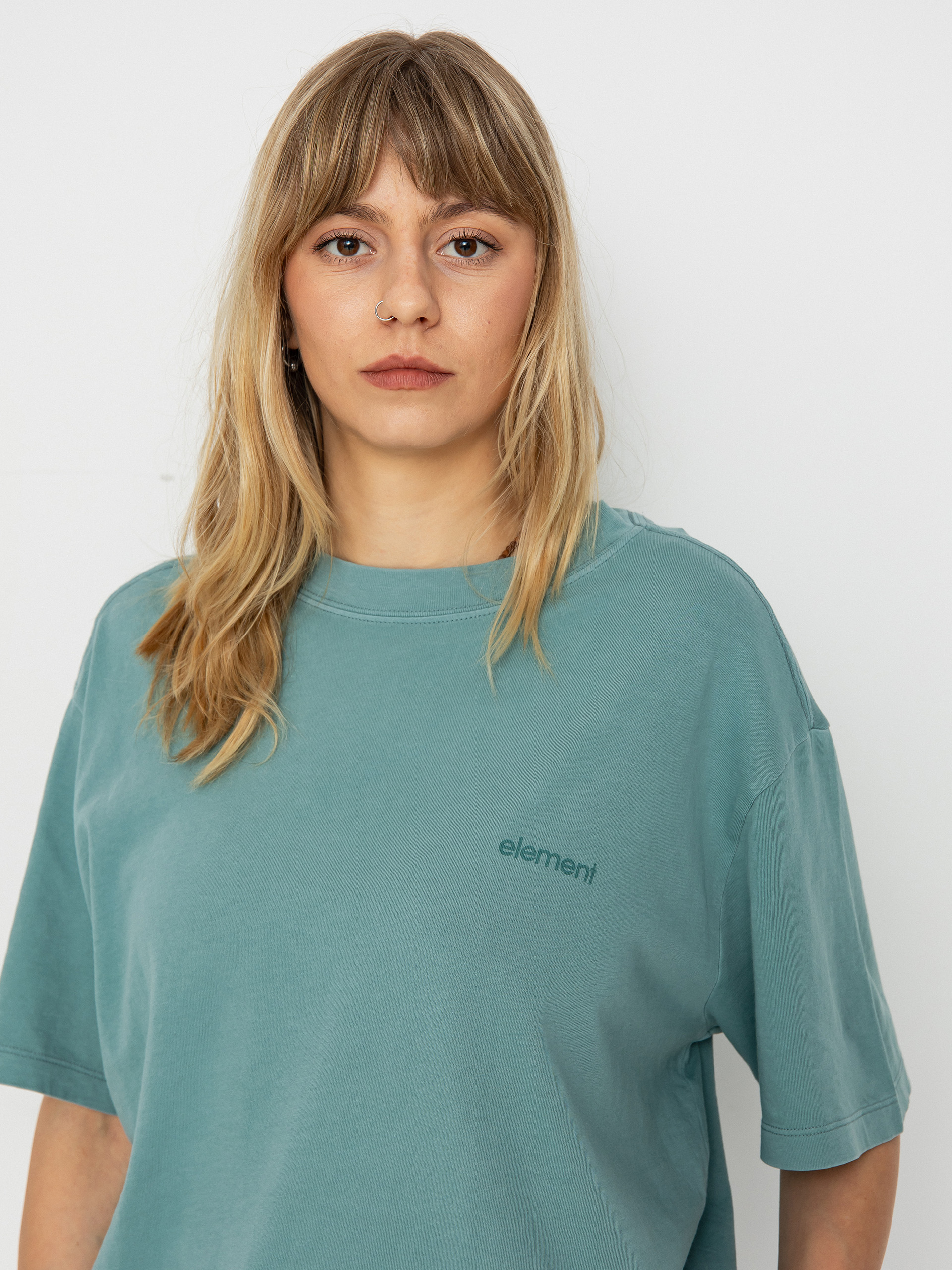 Element Basic Pigment T-shirt Wmn (mineral blue)
