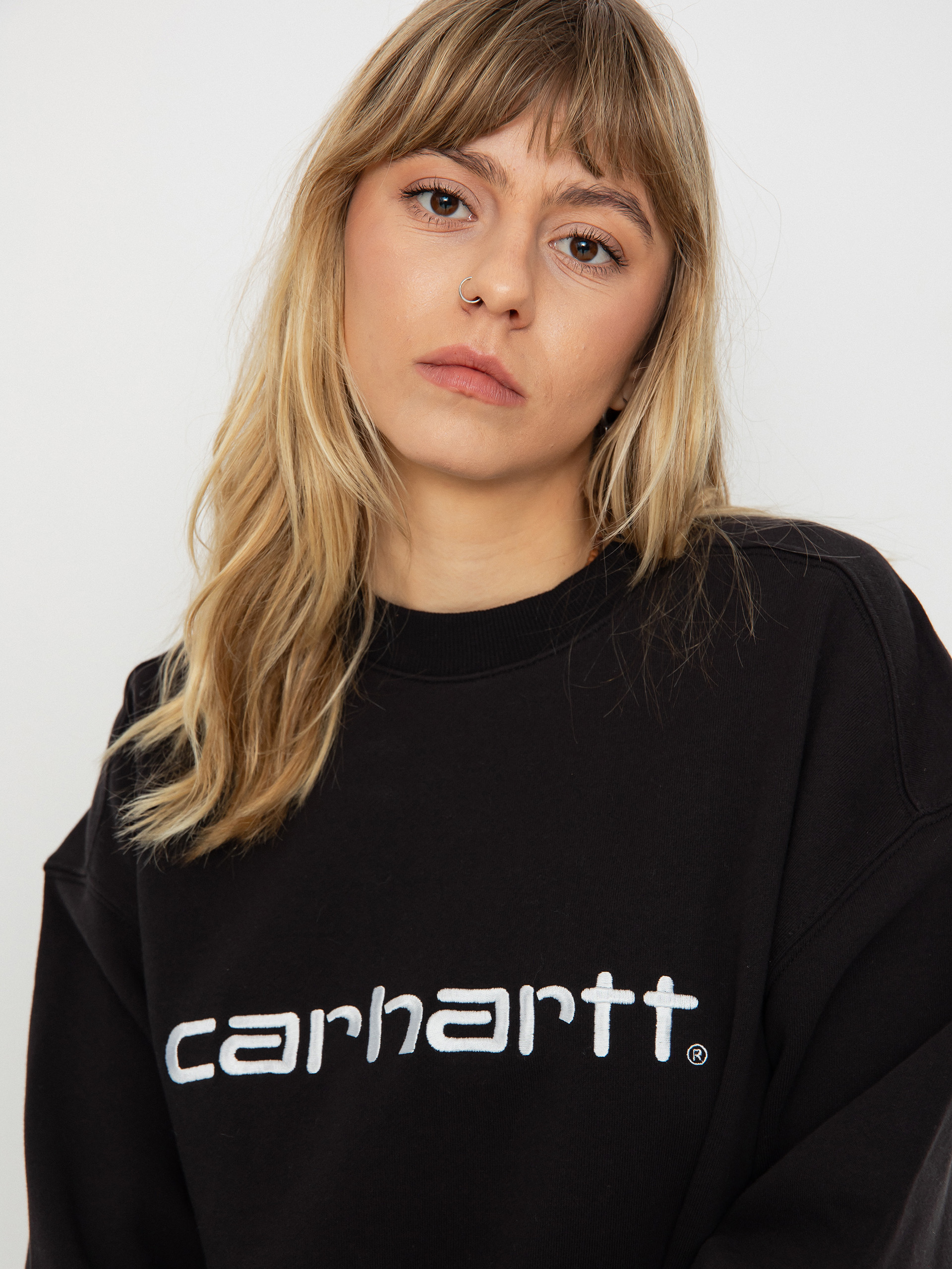 Carhartt WIP Sweatshirt Carhartt Wmn (black/white)