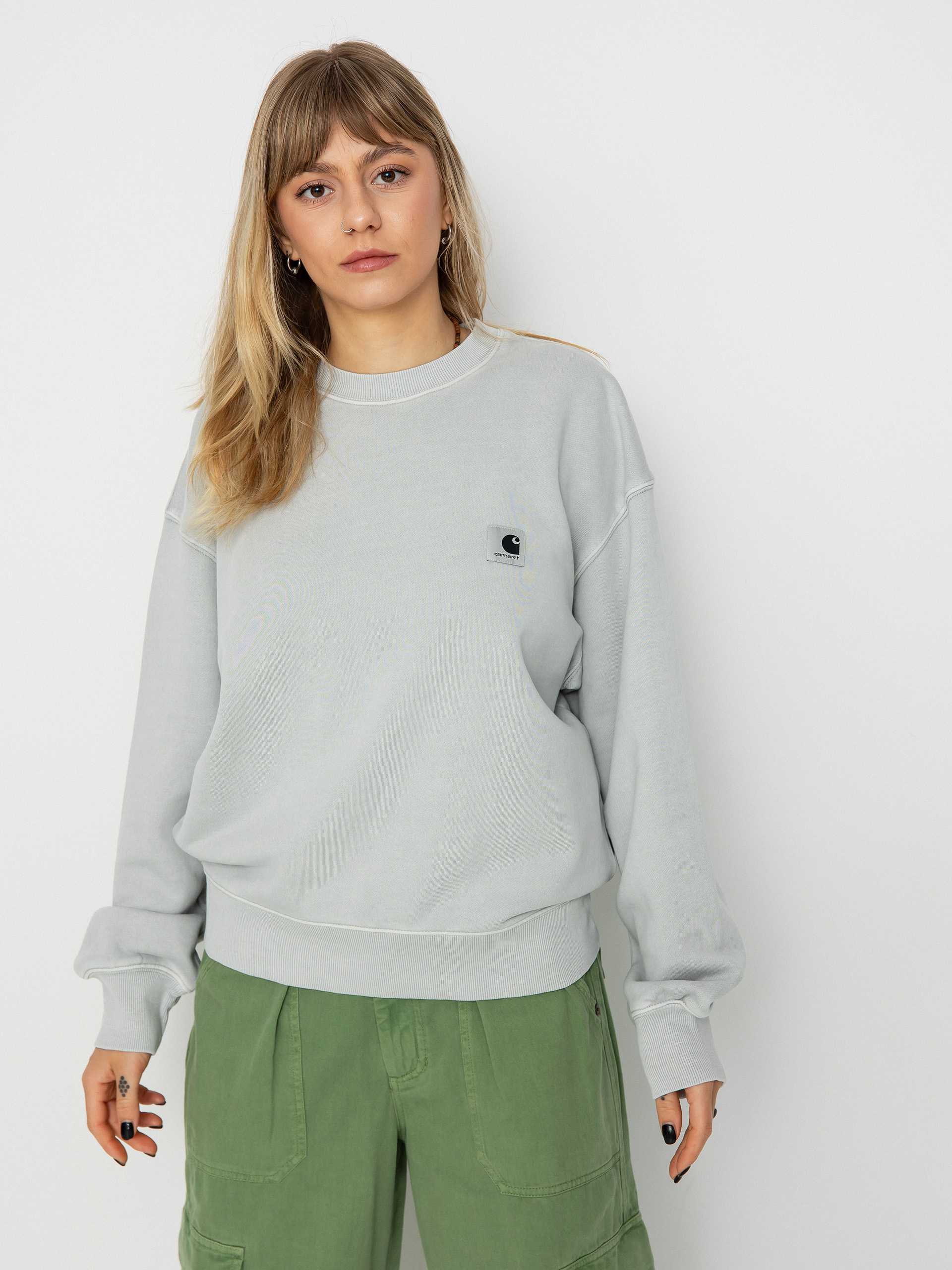 Carhartt WIP Nelson Wmn Sweatshirt - silver (sonic silver)