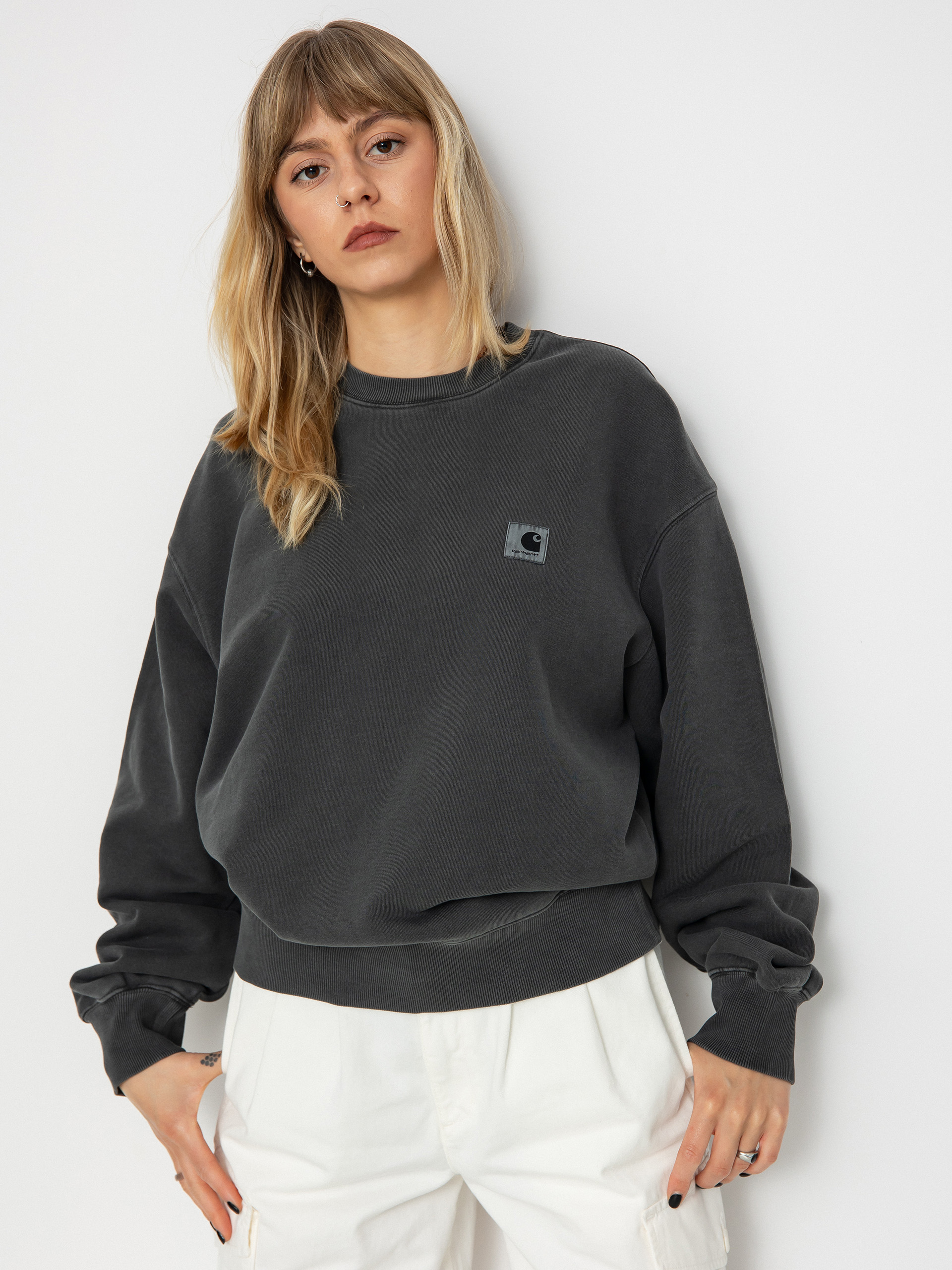Carhartt WIP Nelson Wmn Sweatshirt - black (charcoal)