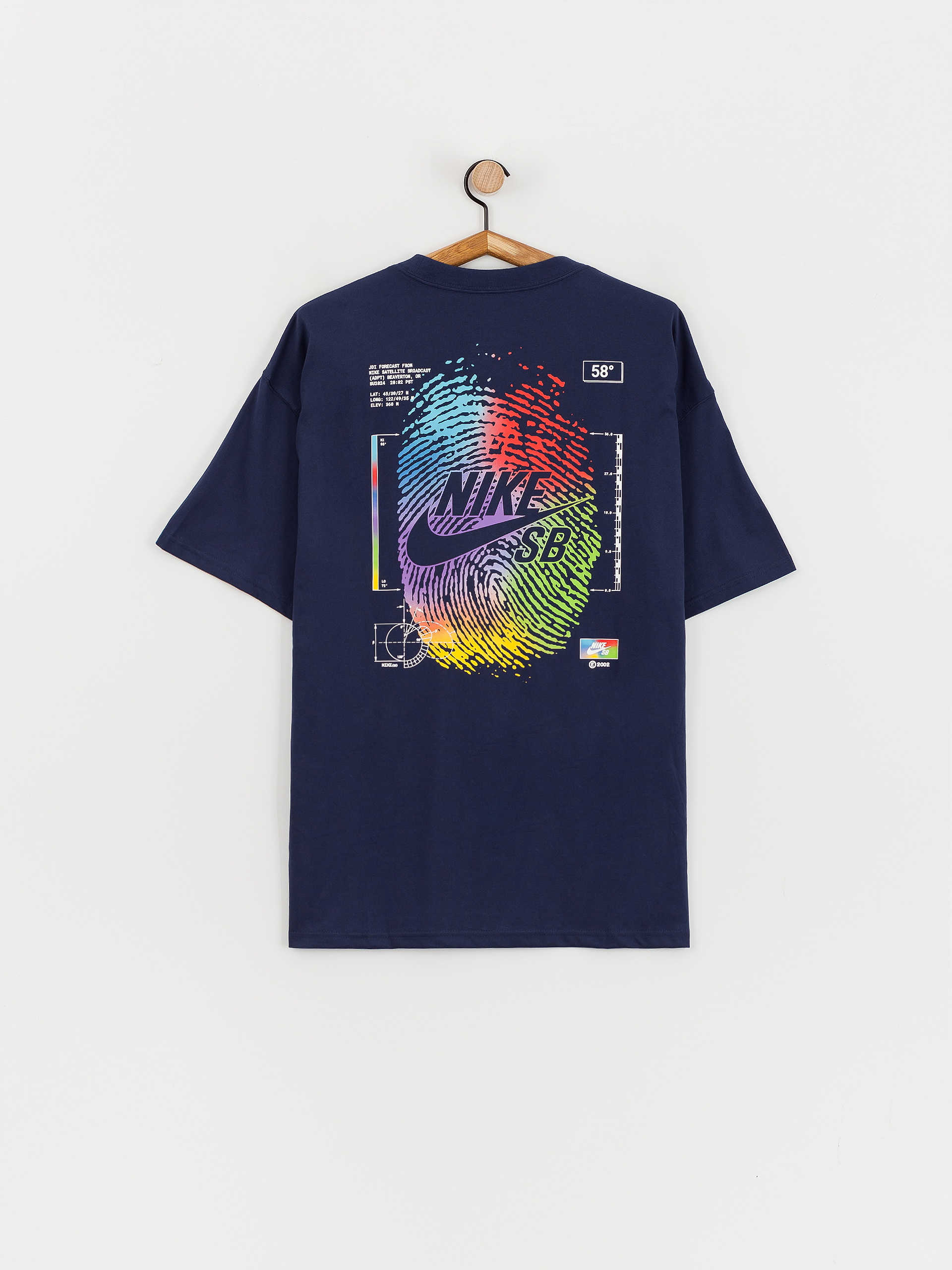 Nike SB Thumbprint T-shirt (midnight navy)