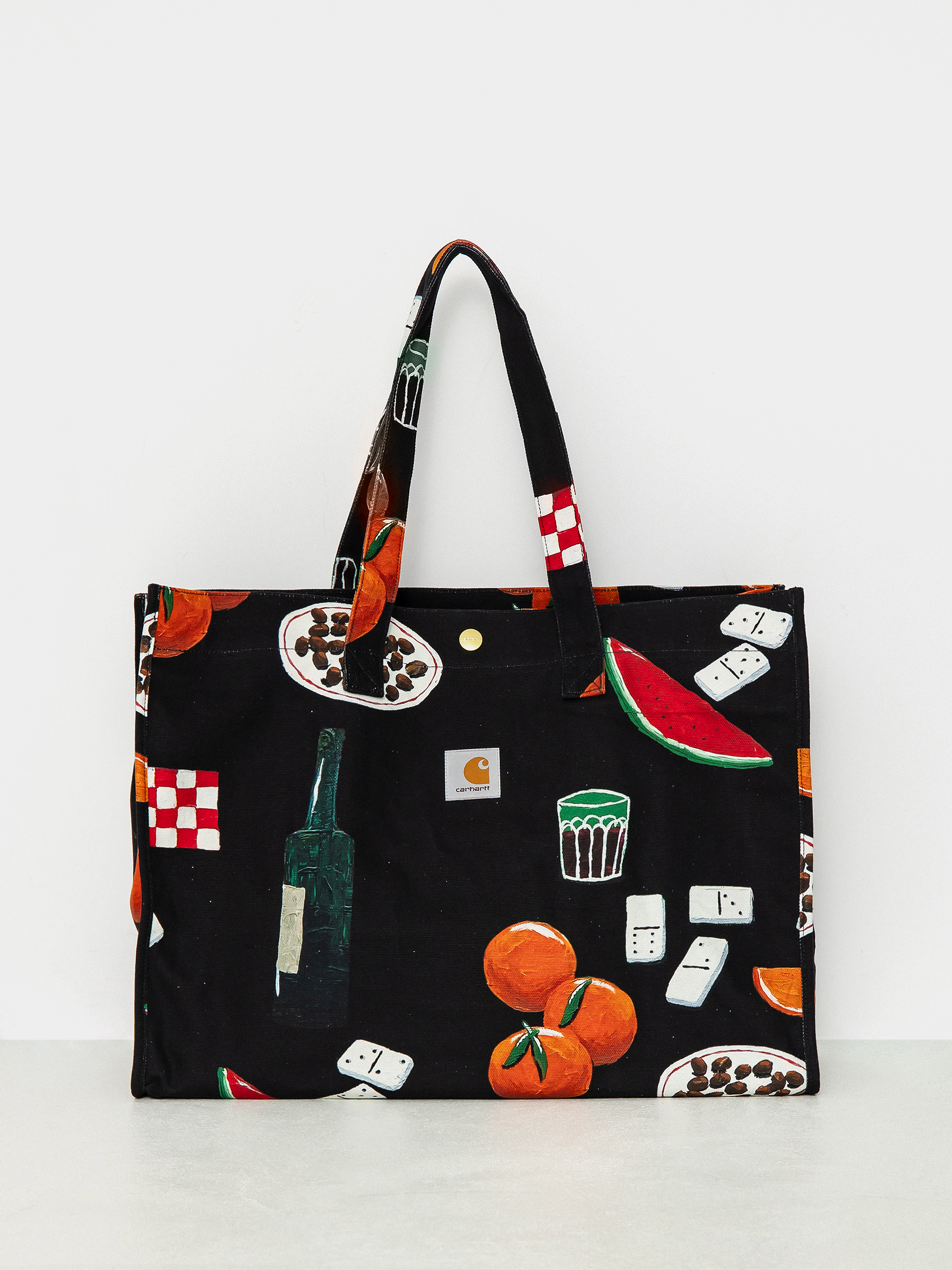 Carhartt WIP Canvas Graphic Beach Bag - black (isis maria