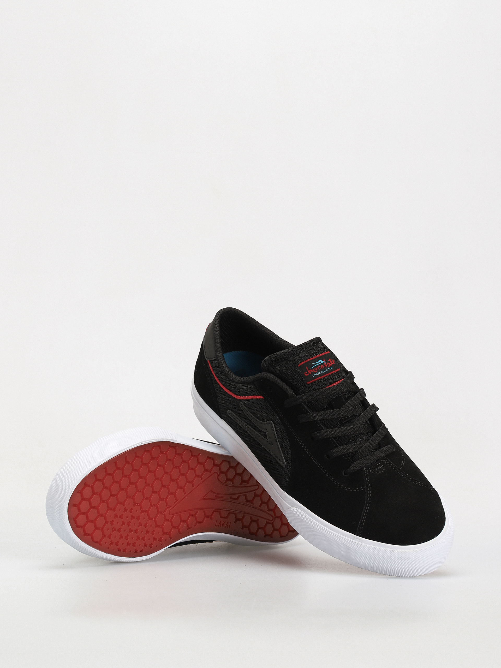 Lakai Flaco II Shoes (black red)