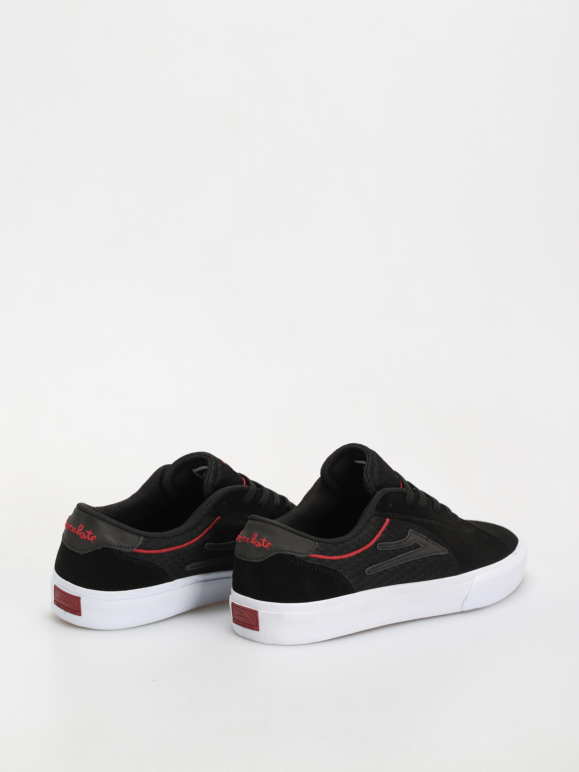 Lakai Flaco II Shoes (black red)