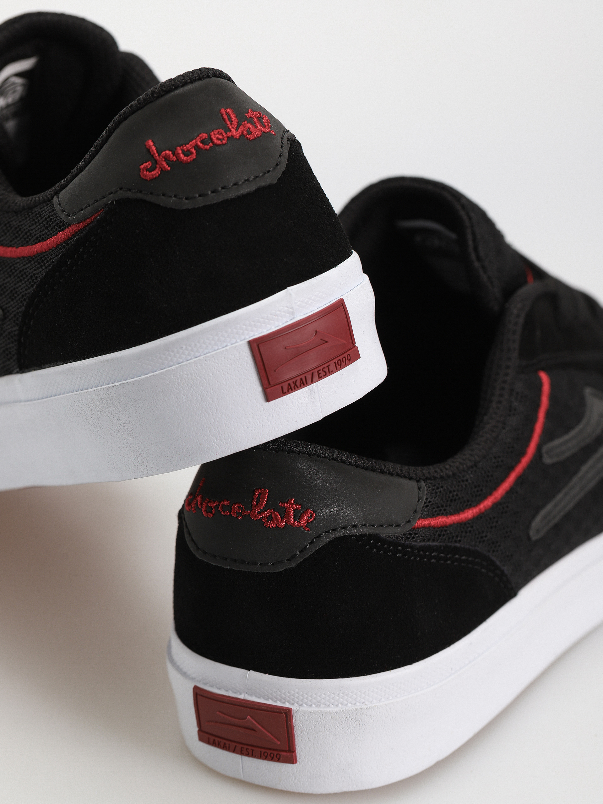 Lakai Flaco II Shoes (black red)