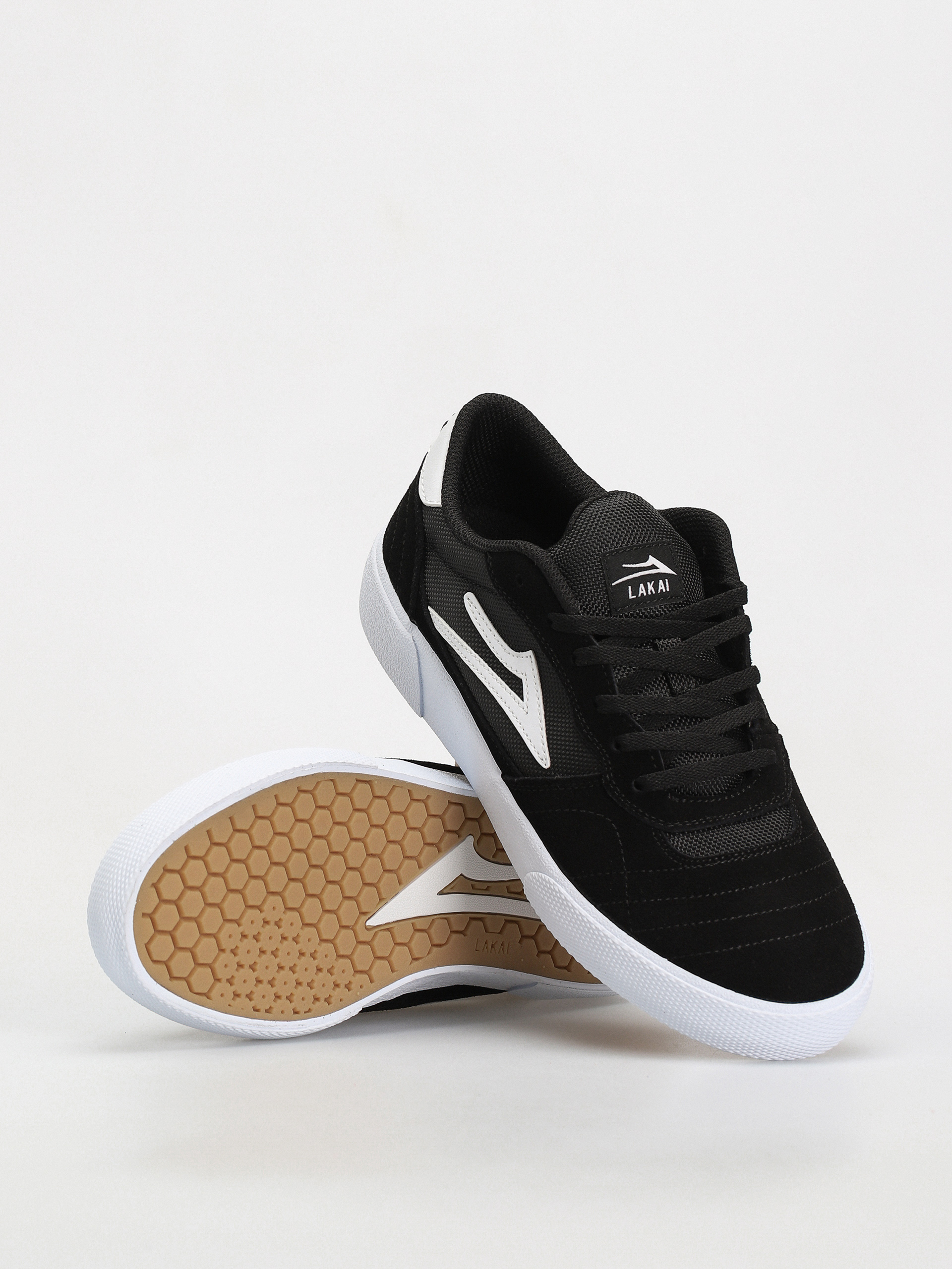 Lakai Cambridge Schuhe (black white suede)