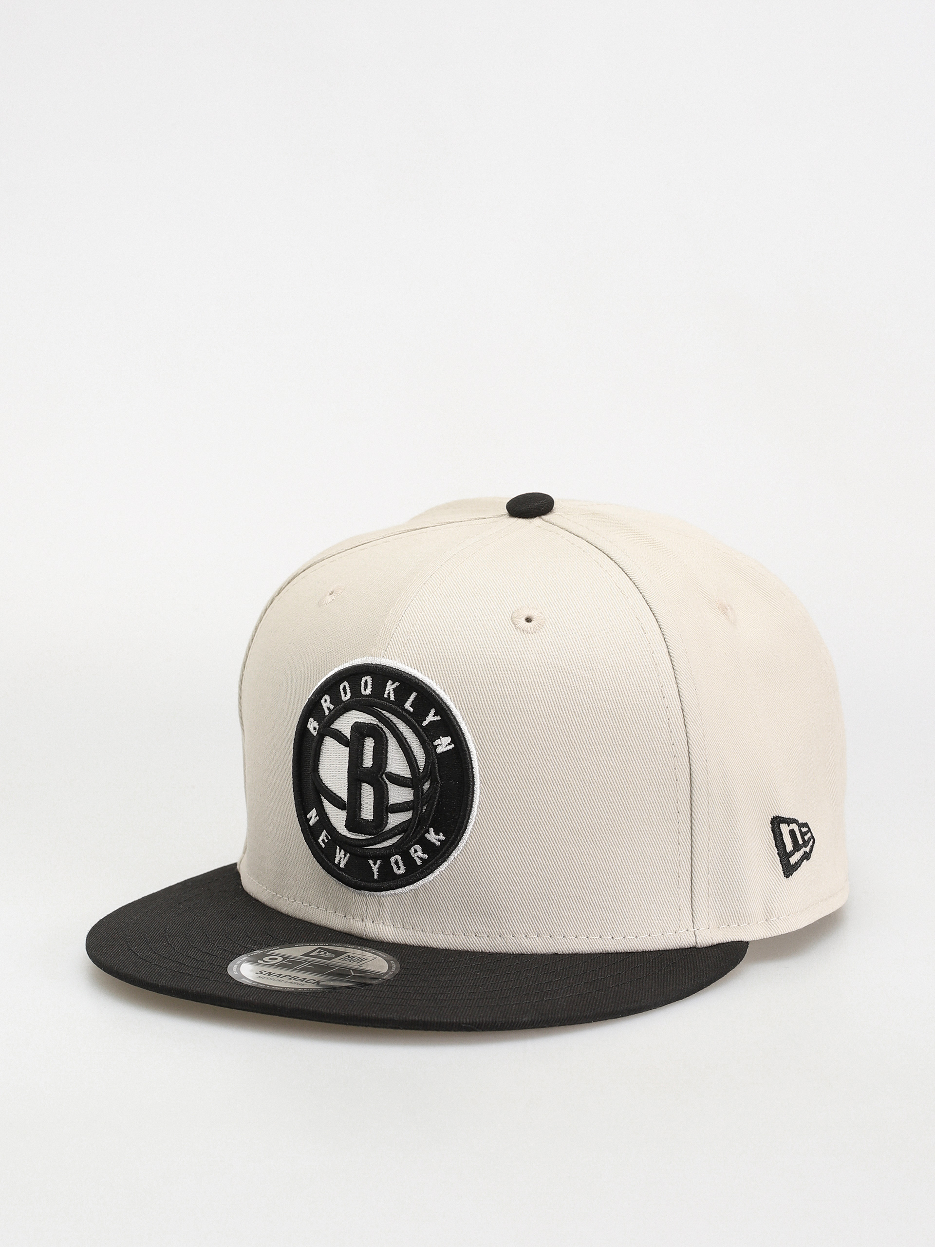 New Era NBA Logo 9Fifty Broklyn Nets Cap (ivory/black)