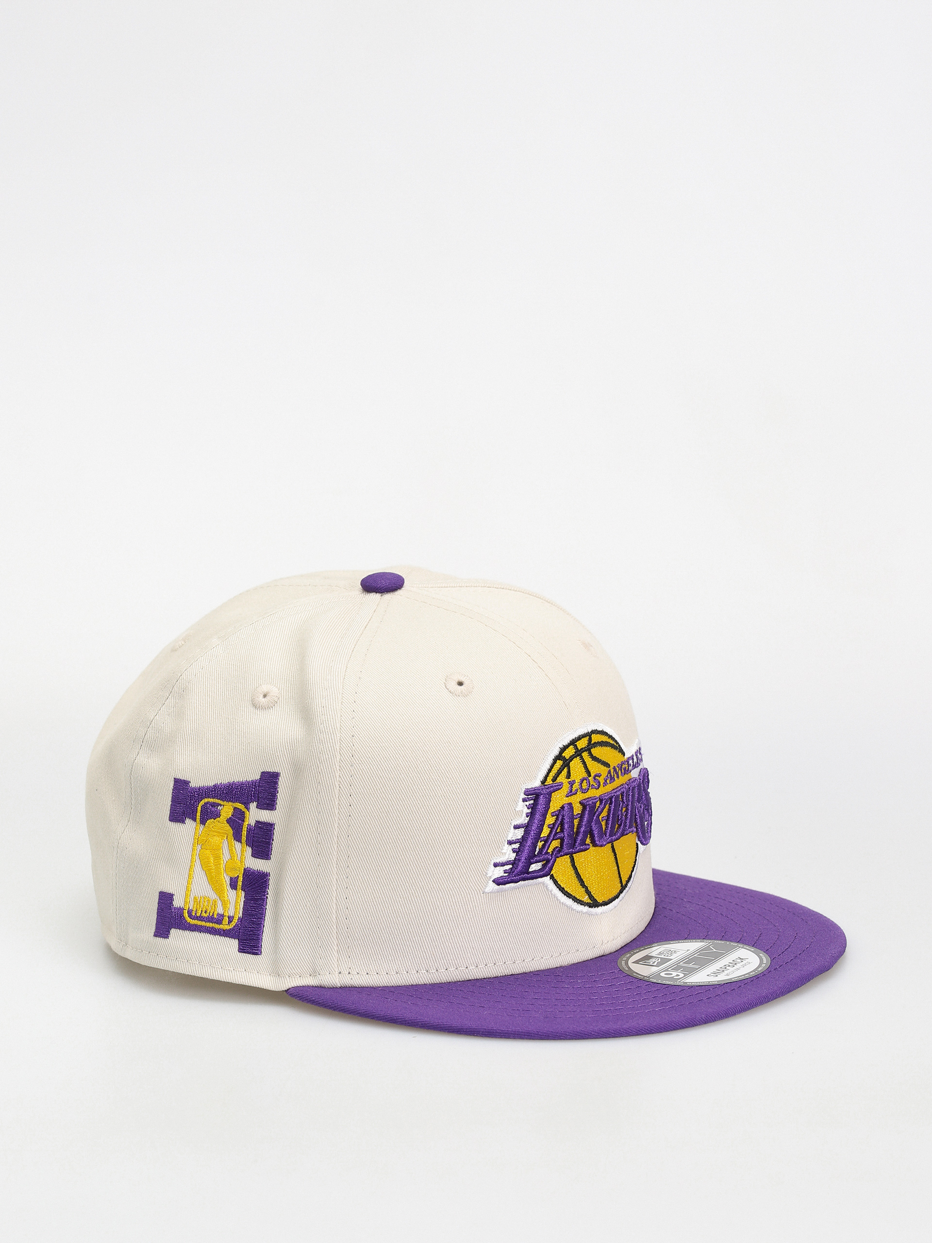 New Era NBA Logo 9Fifty Los Angeles Lakers Cap (ivory/purple)