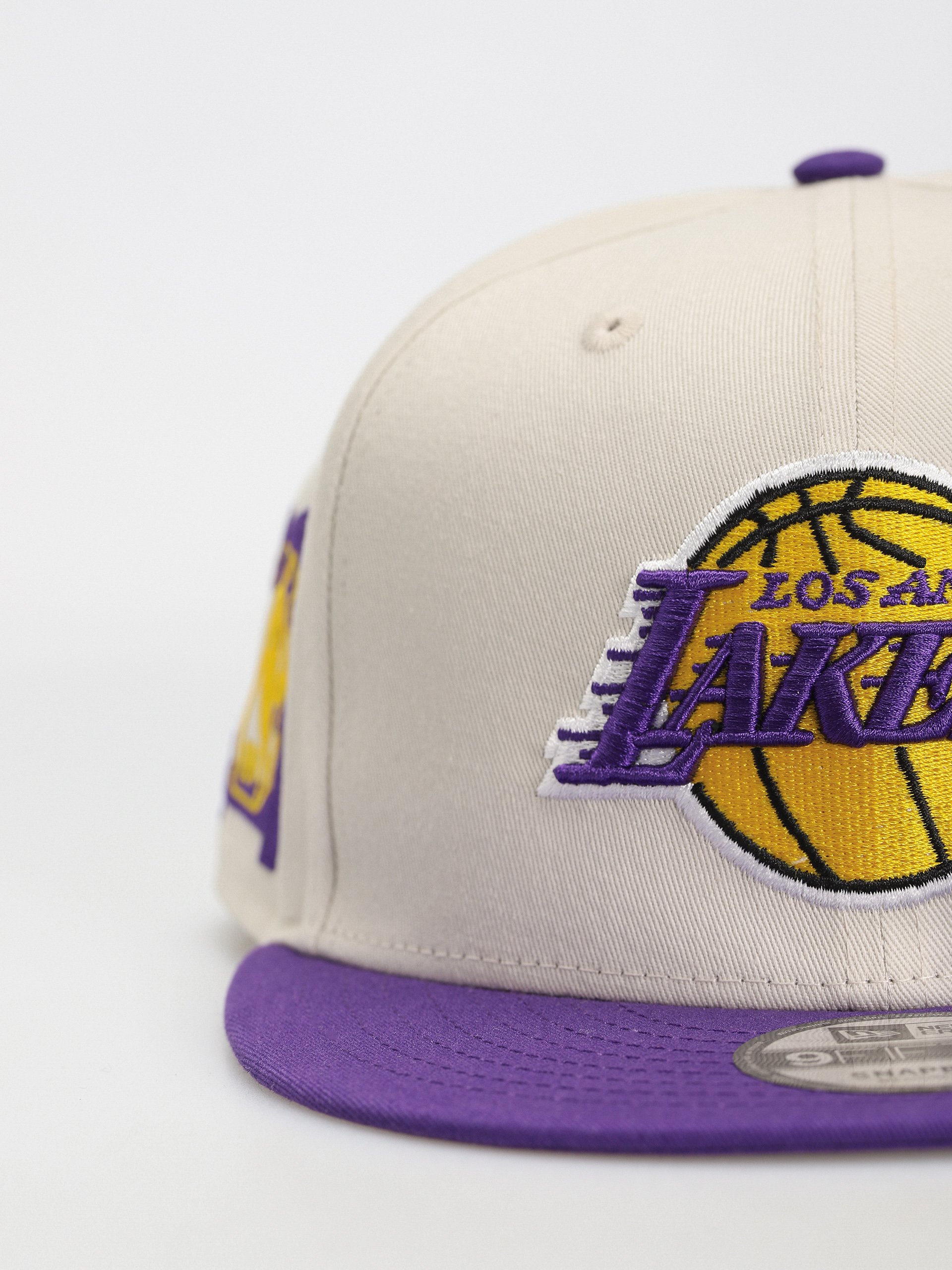New Era NBA Logo 9Fifty Los Angeles Lakers Cap (ivory/purple)