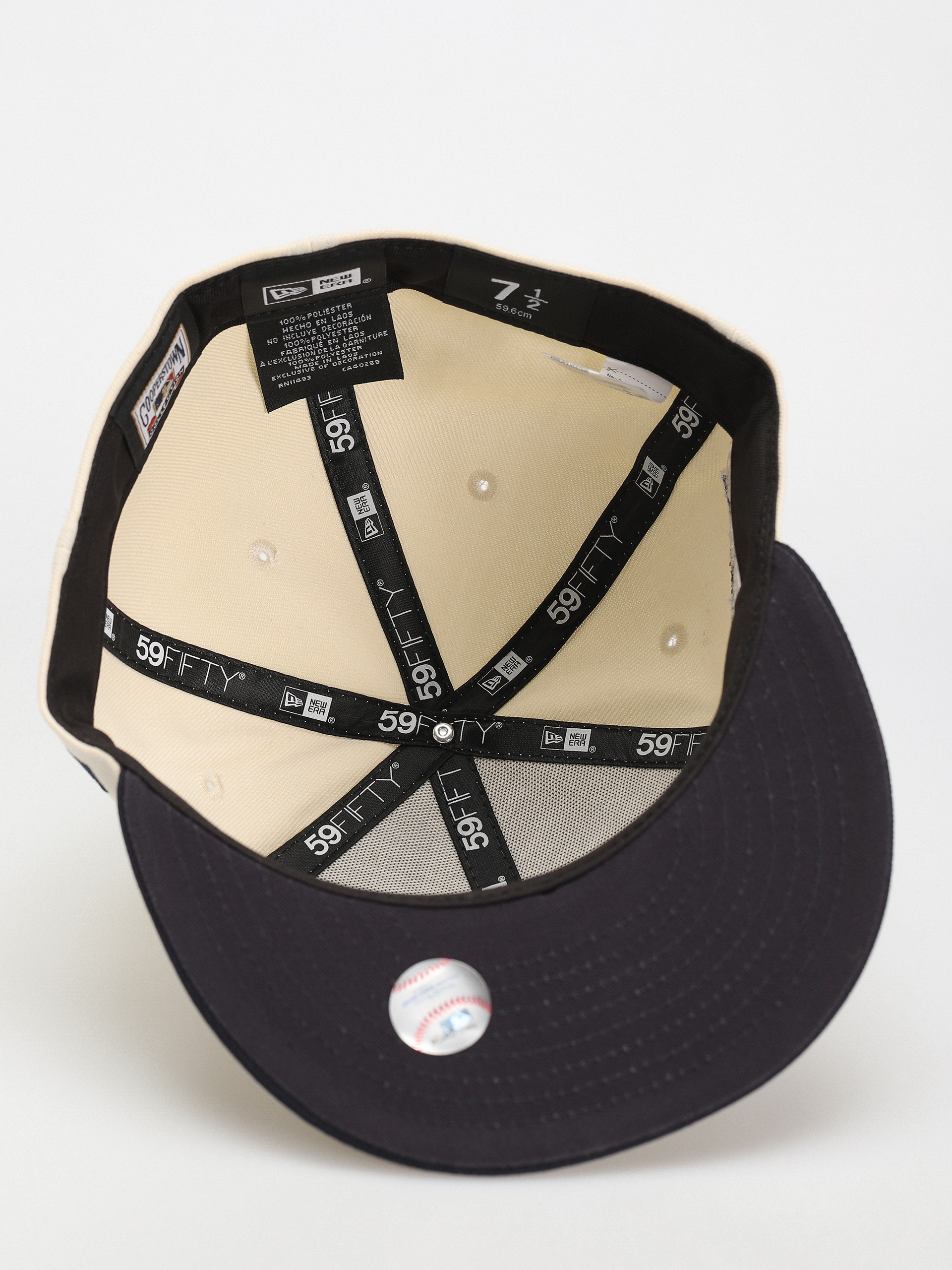 New Era Cap Team Colour 59Fifty New York Yankees - black (ivory/navy)