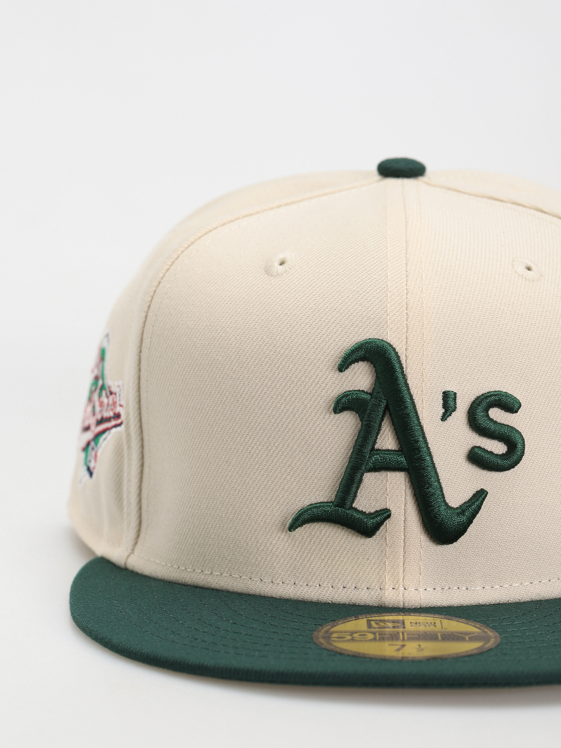 New Era Cap Team Colour 59Fifty Oakland Athletics (ivory/green)