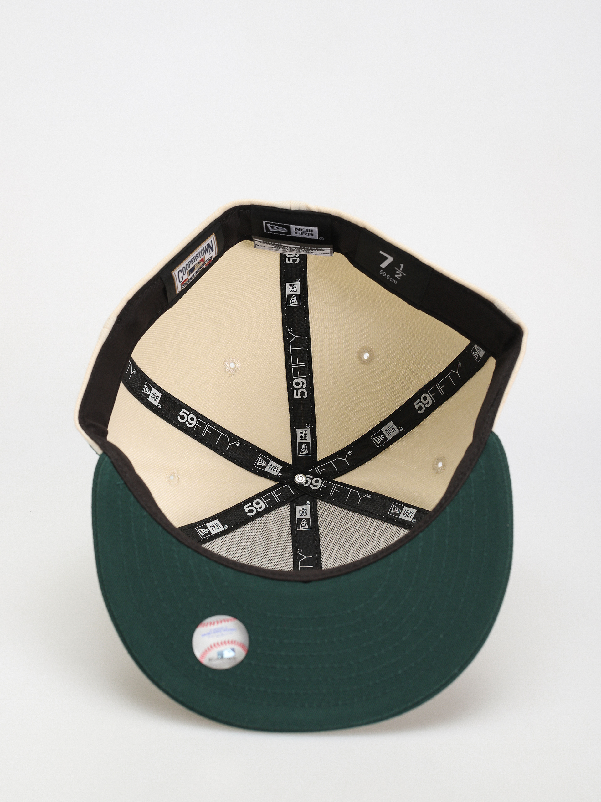 New Era Cap Team Colour 59Fifty Oakland Athletics (ivory/green)
