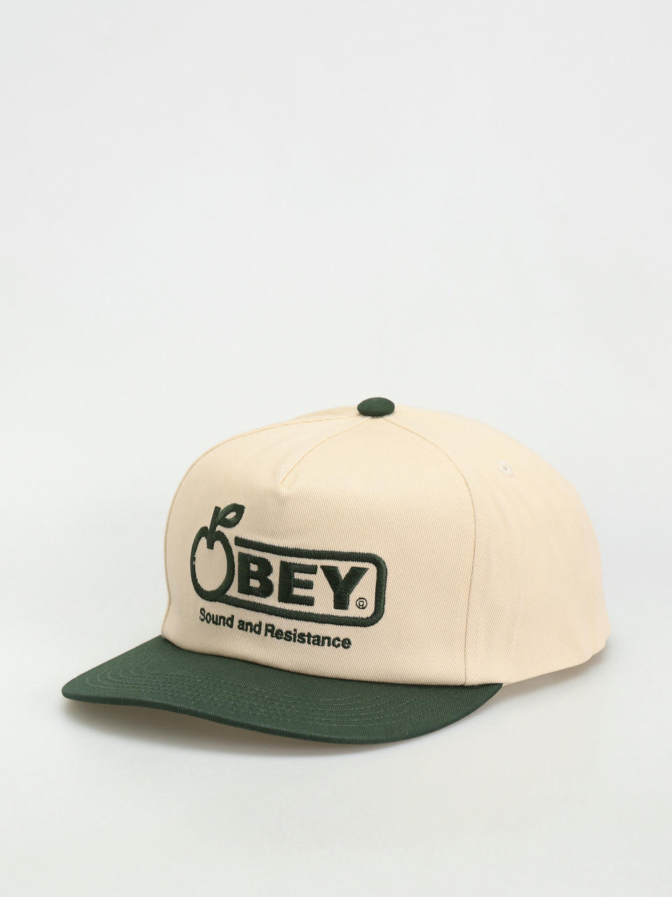 OBEY Cap Sound Twill 5 Panel (unbleached multi)