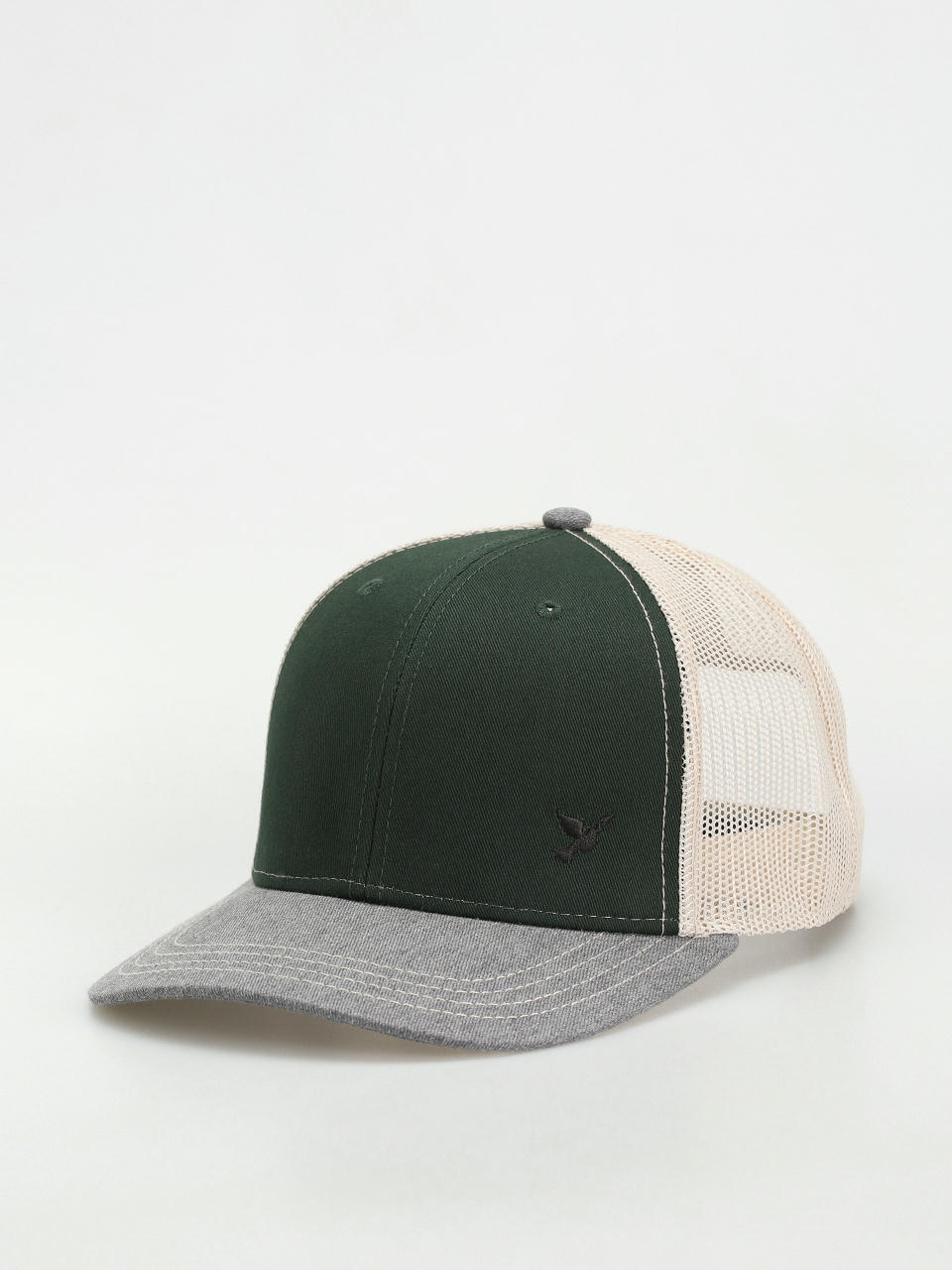 Nervous Cap Trucker Icon (green/white)