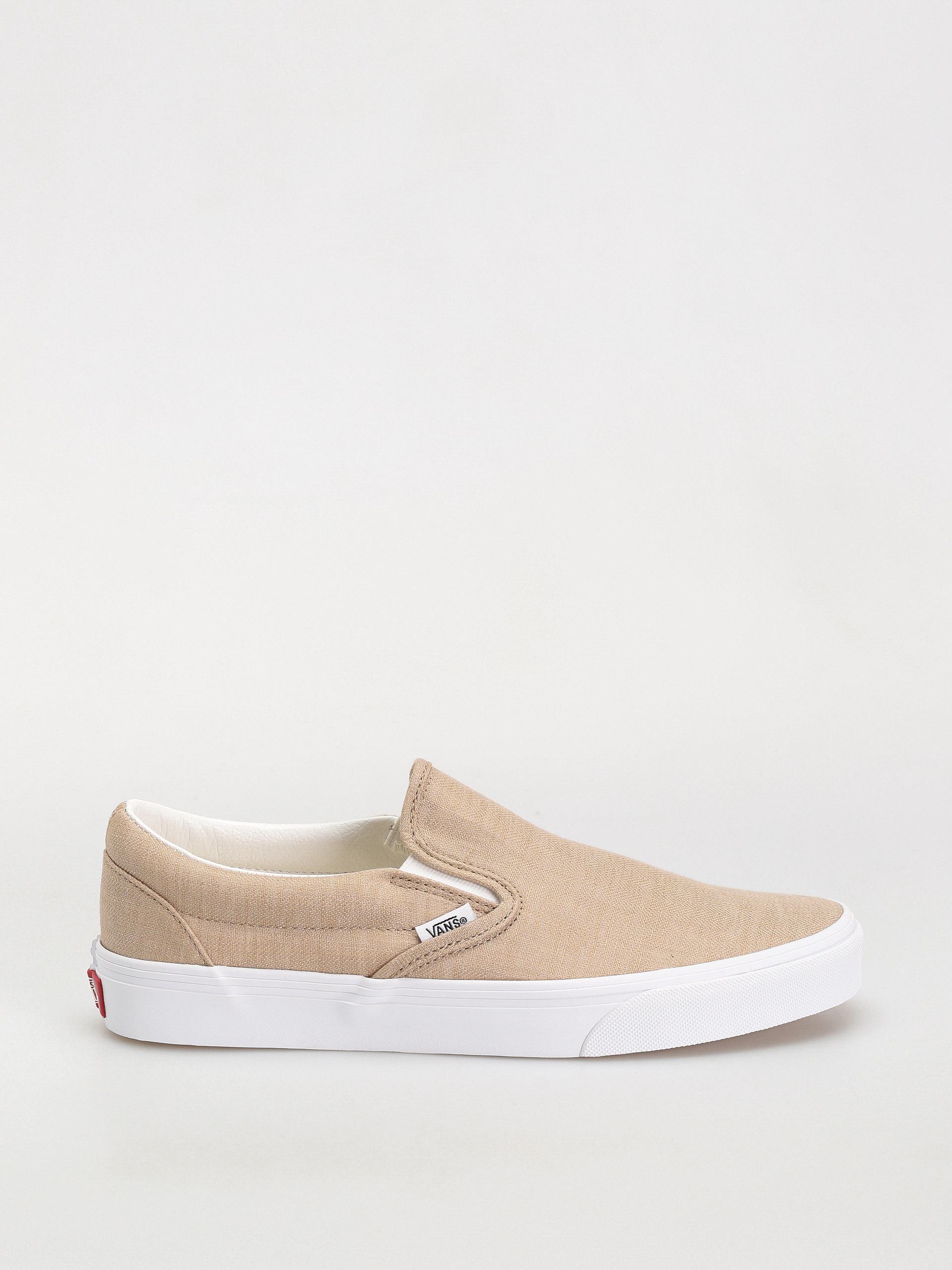 Vans Shoes Classic Slip On brown summer linen incense