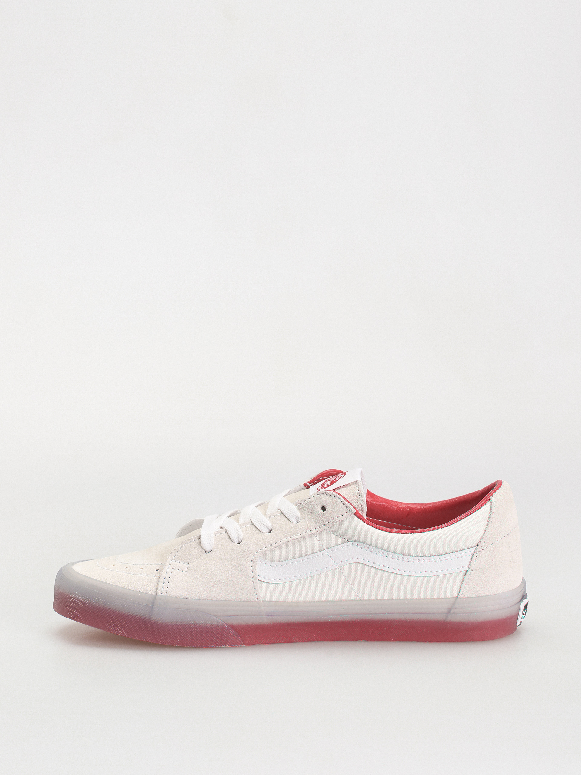 Vans Shoes Sk8 Low (translucent sidewall white/red)
