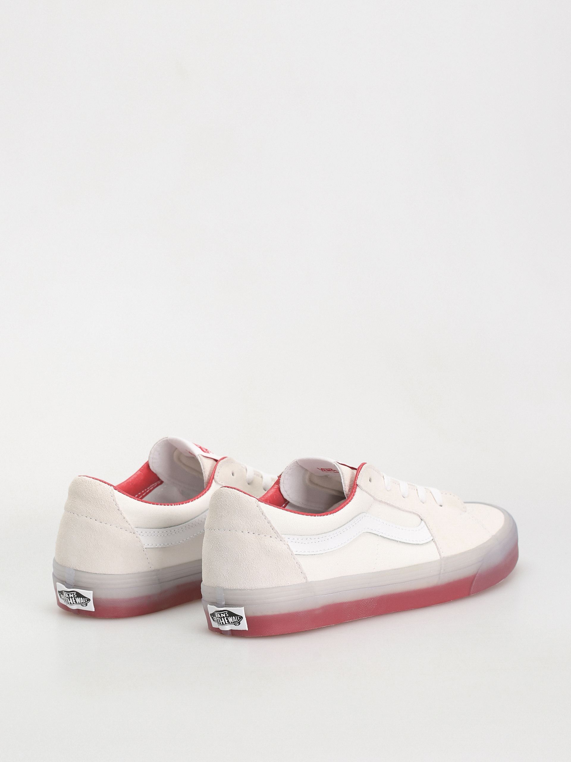 Vans Shoes Sk8 Low (translucent sidewall white/red)