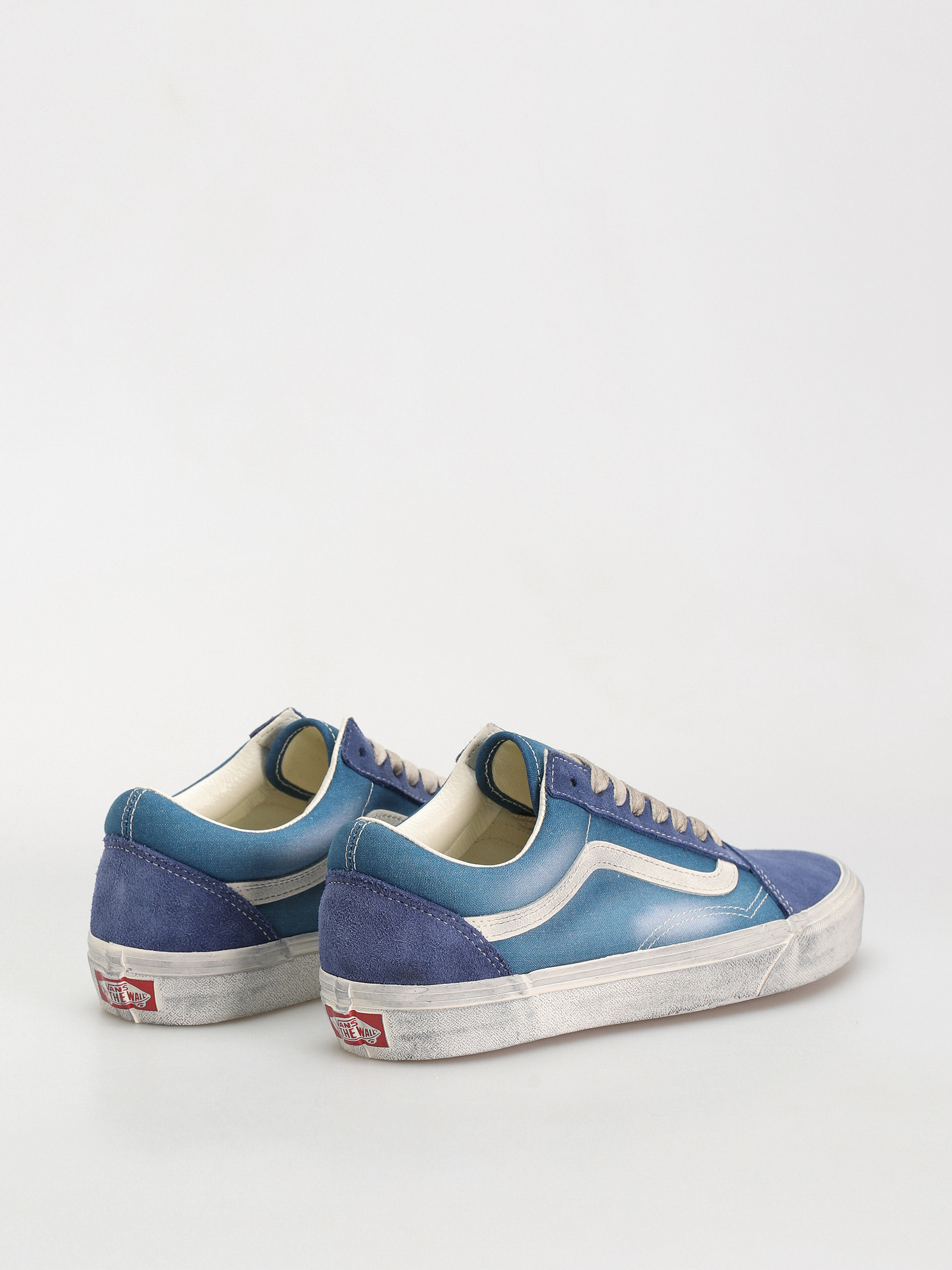 Vans Shoes Old Skool blue wave washed blue