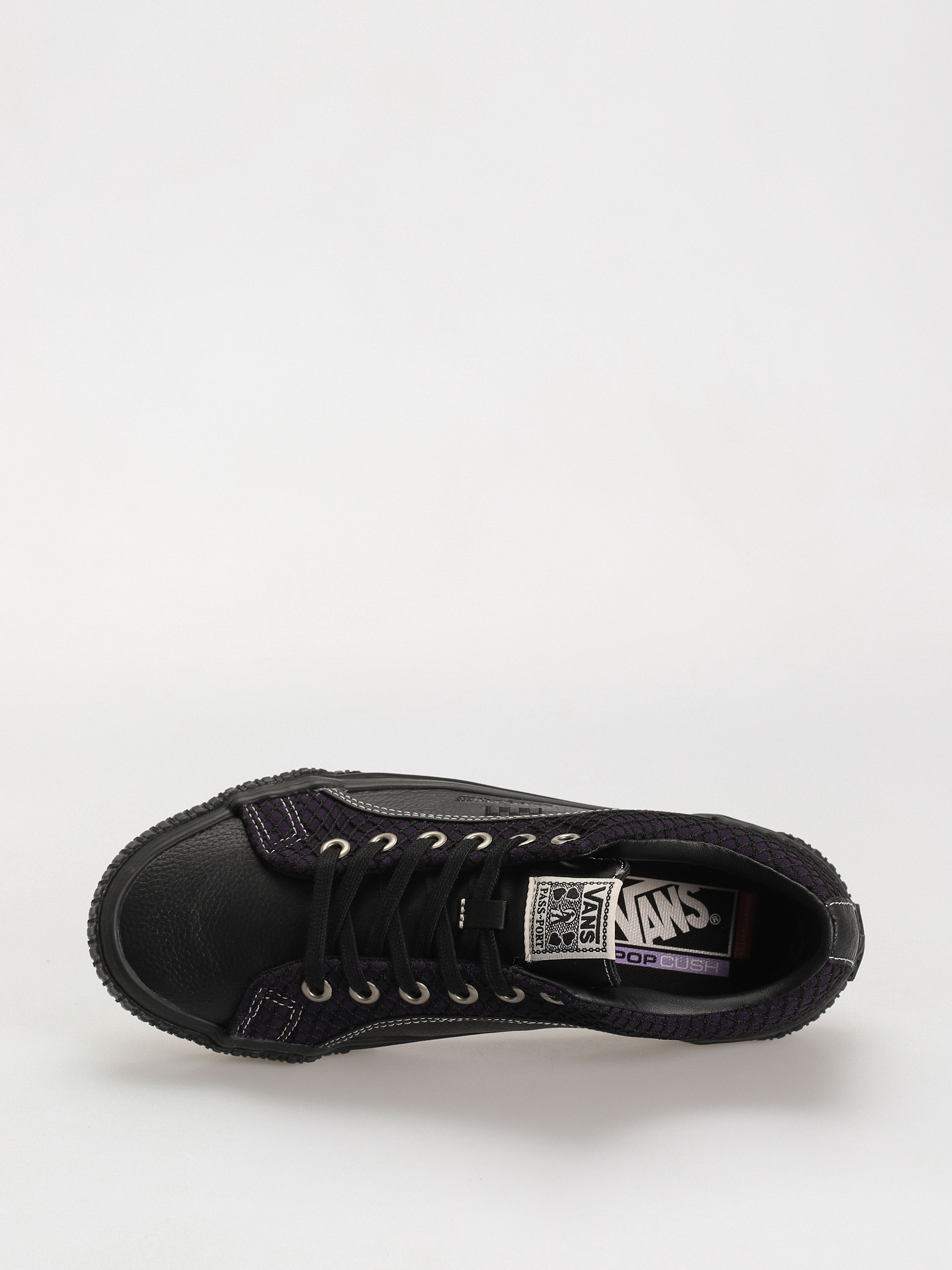 Vans X Pass Port Skate Lampin Shoes (pass-port black/purple)