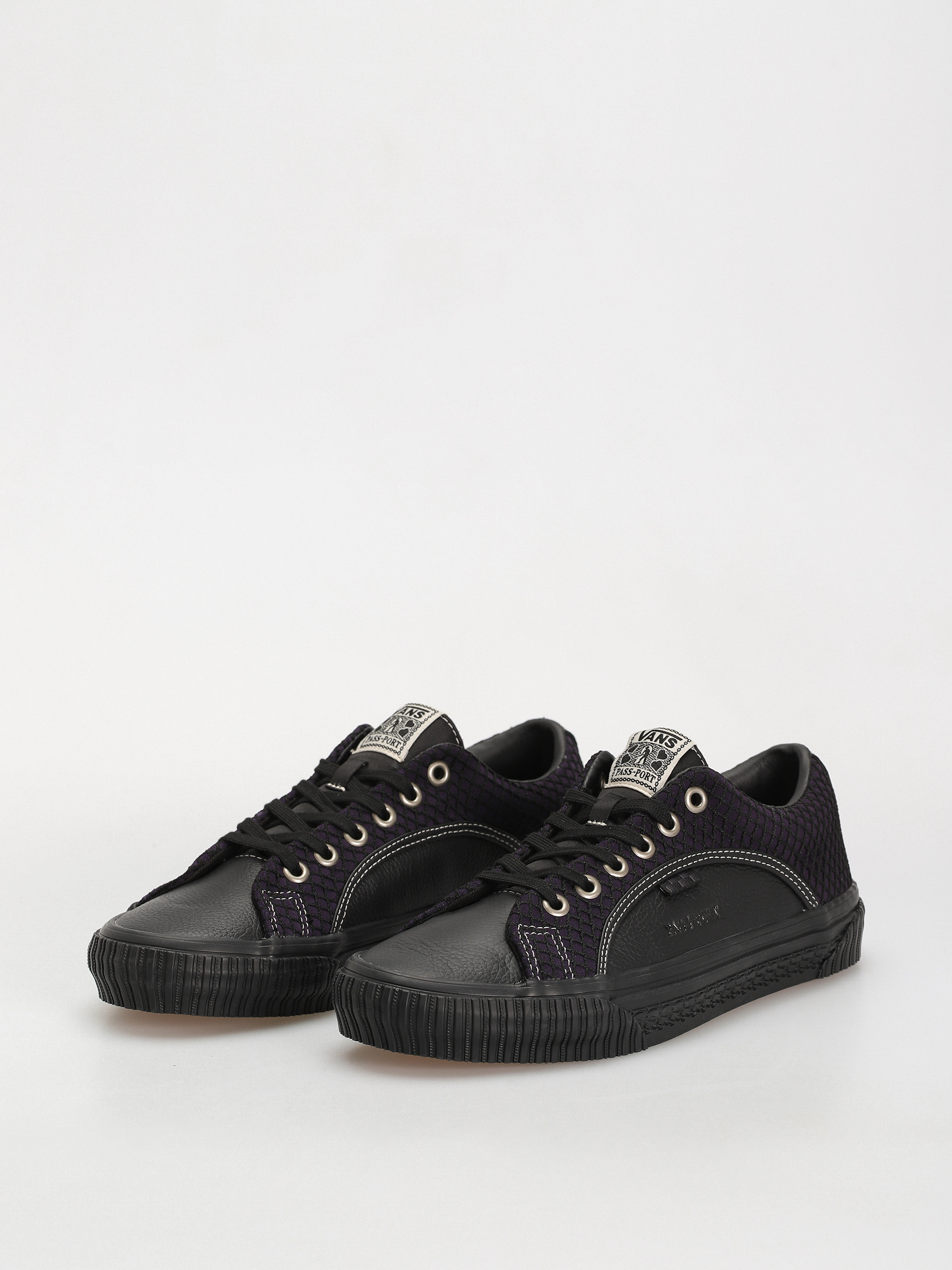Vans X Pass Port Skate Lampin Shoes (pass-port black/purple)