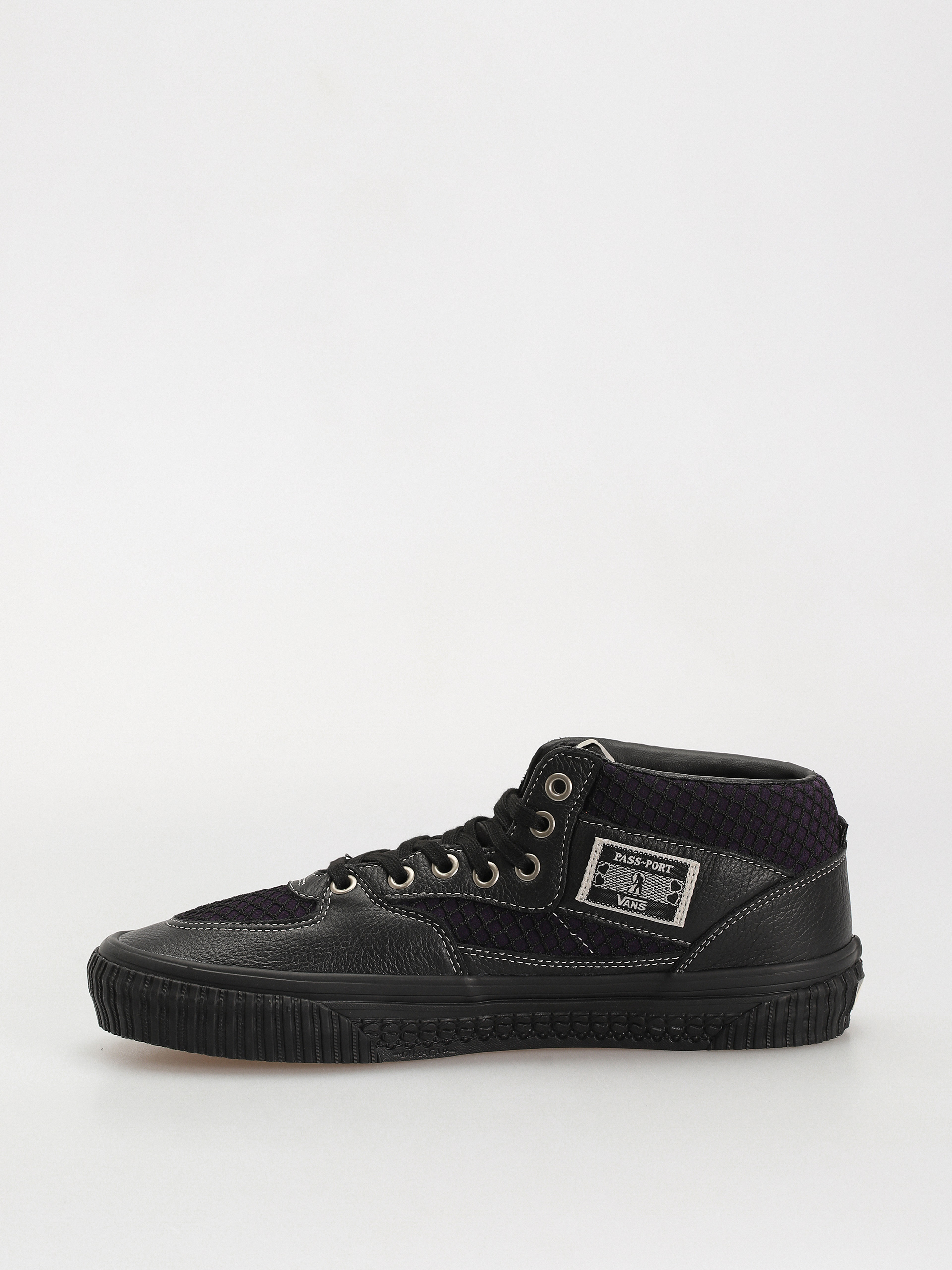 Vans X Pass Port Skate Half Cab Schuhe (pass-port black/purple)
