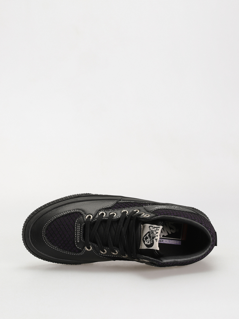Vans X Pass Port Skate Half Cab Shoes - black (pass-port black/purple)