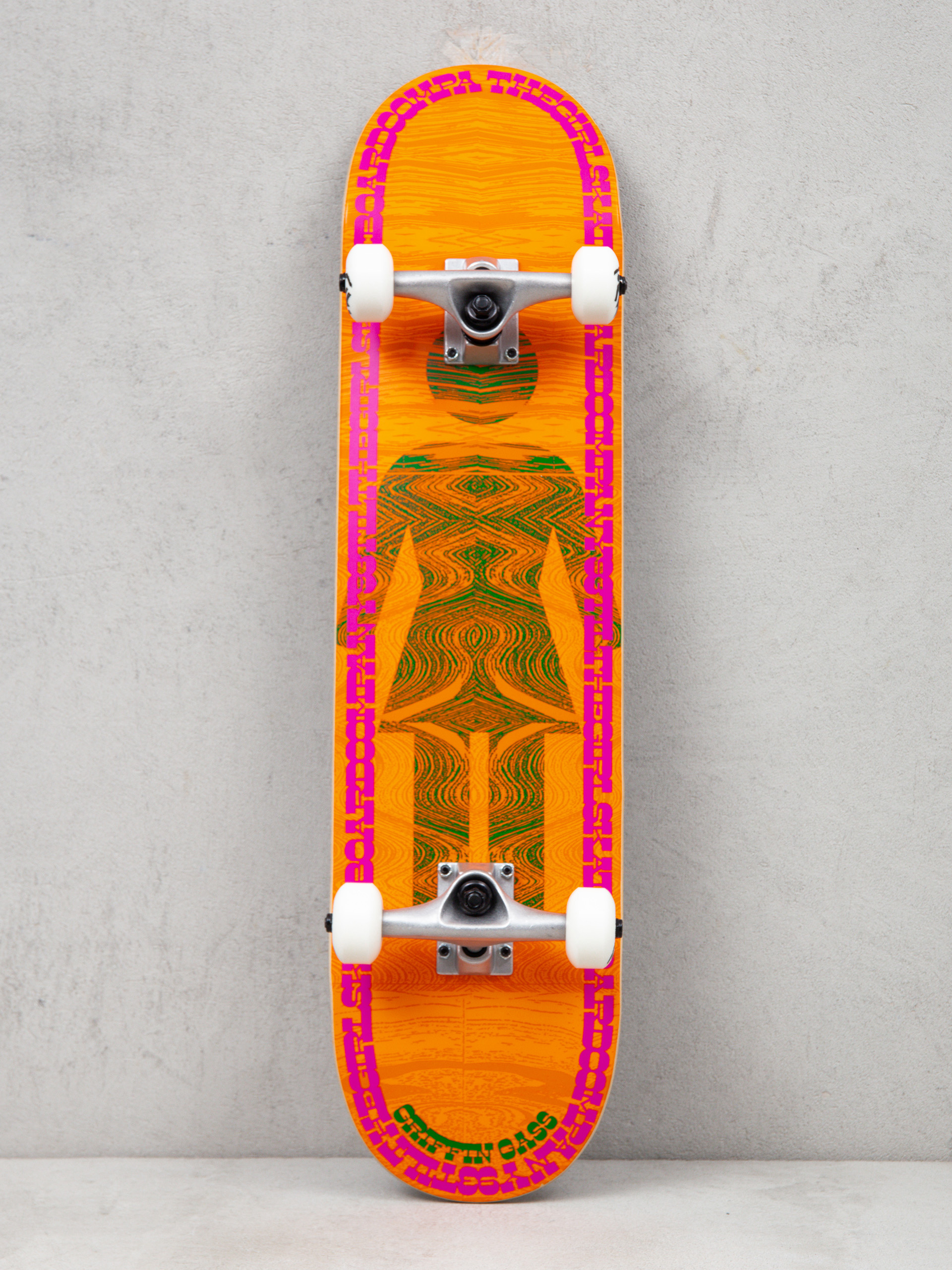Girl Skateboard Gass Vibrations Skateboard - orange (orange)