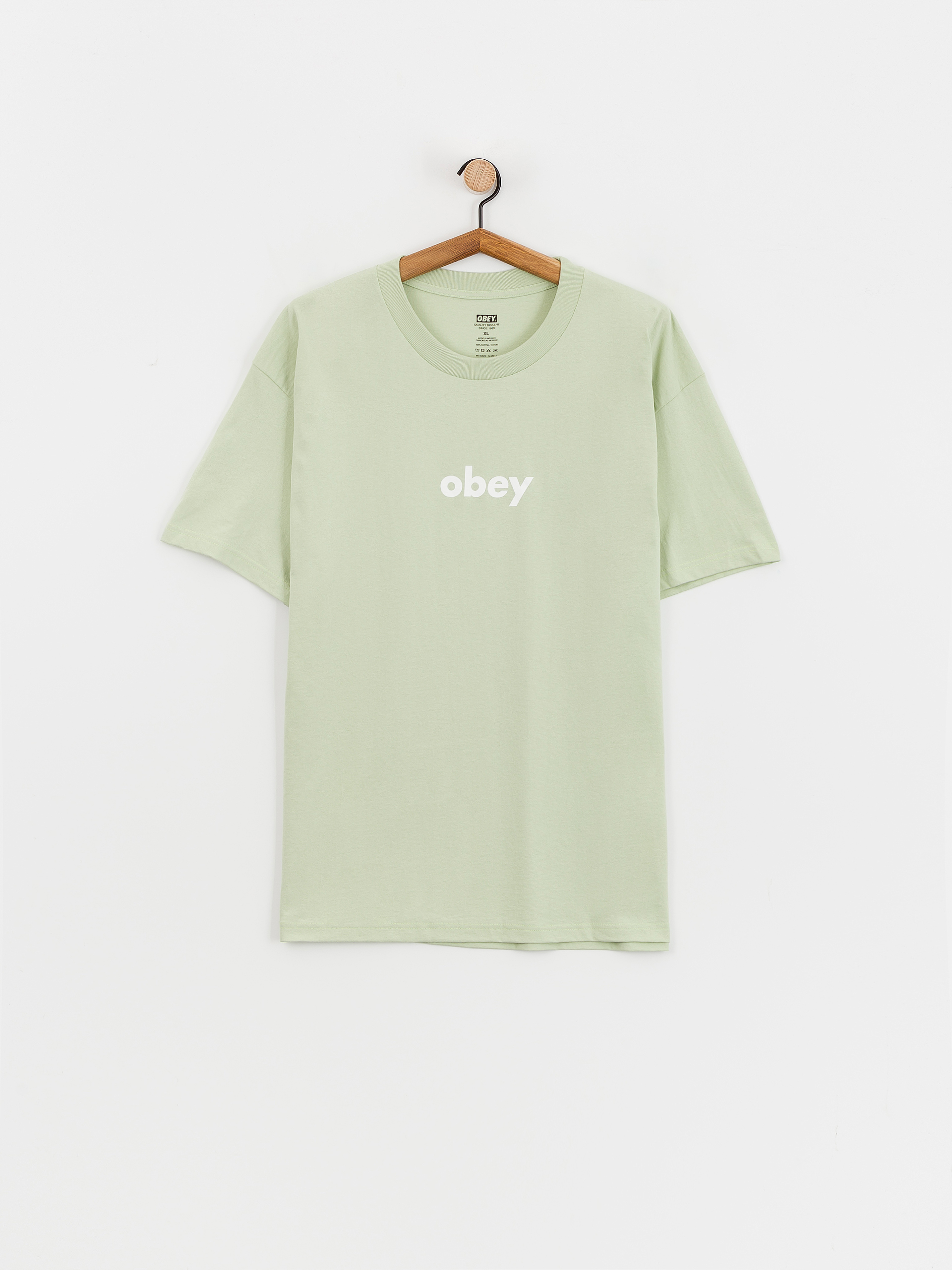 OBEY T-Shirt Lower Case 2 (cucumber)