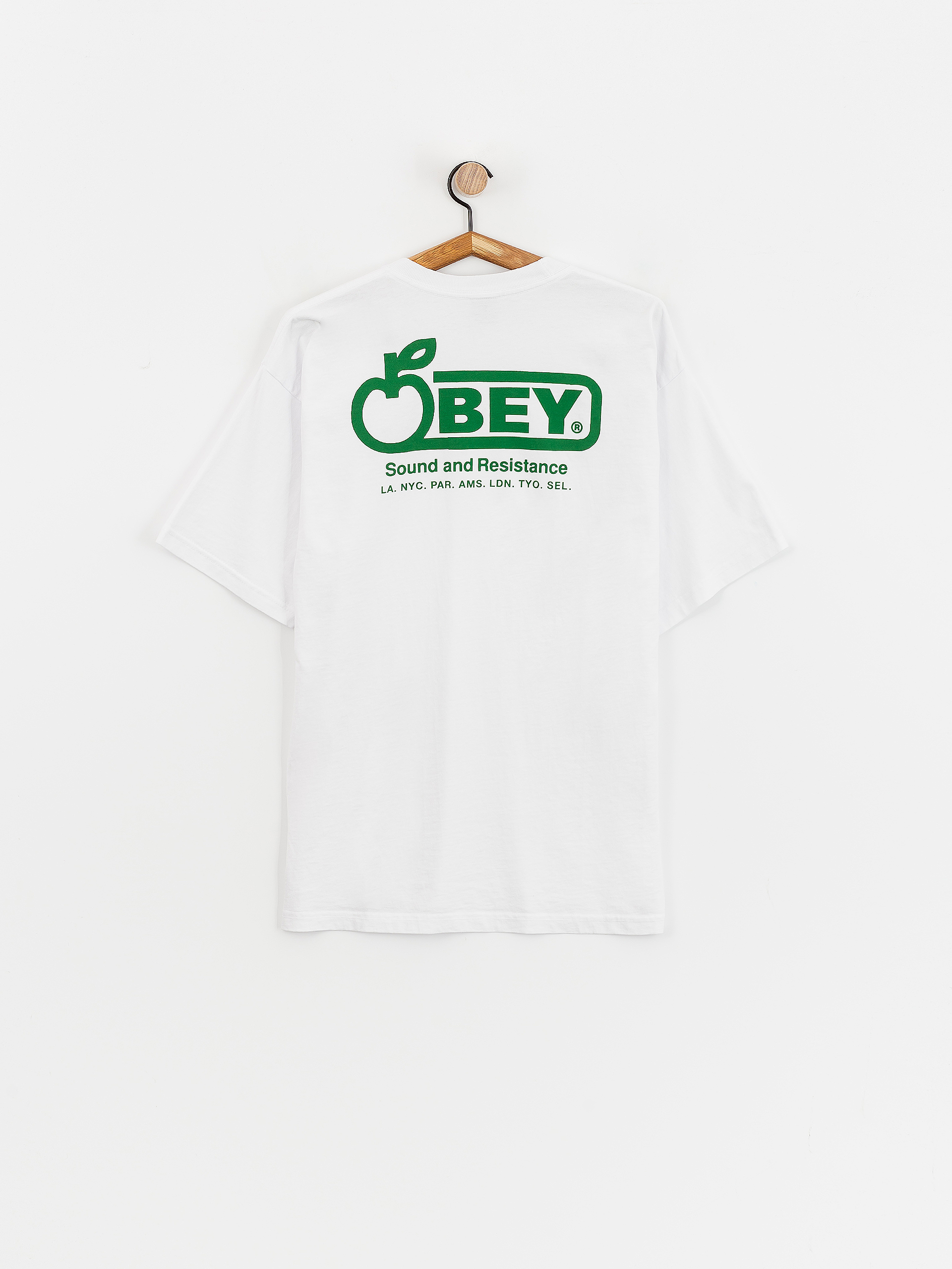 OBEY T-Shirt Sound & Resistance (white)