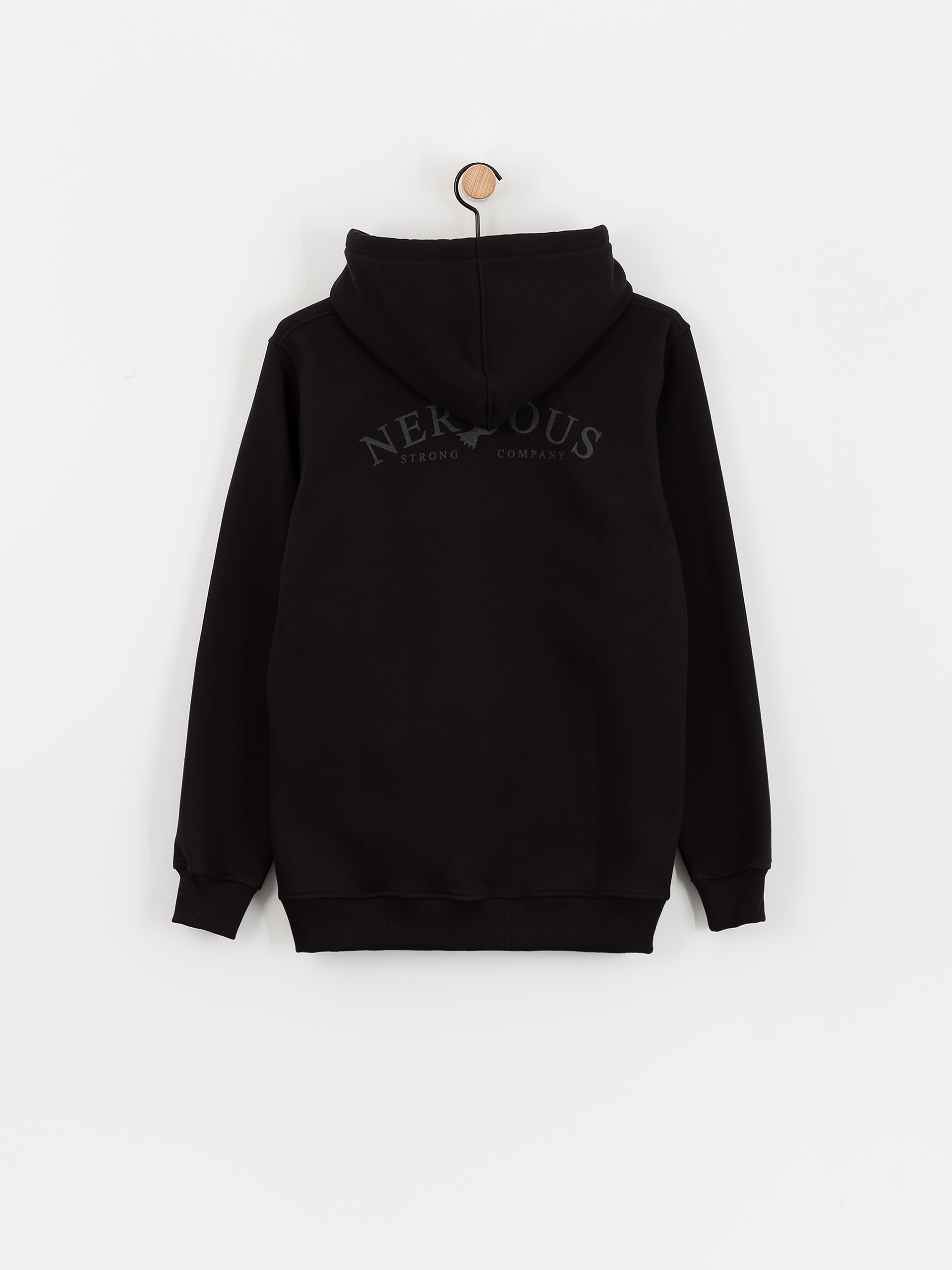 Nervous Hoodie Small Classic Arc HD (black/black)