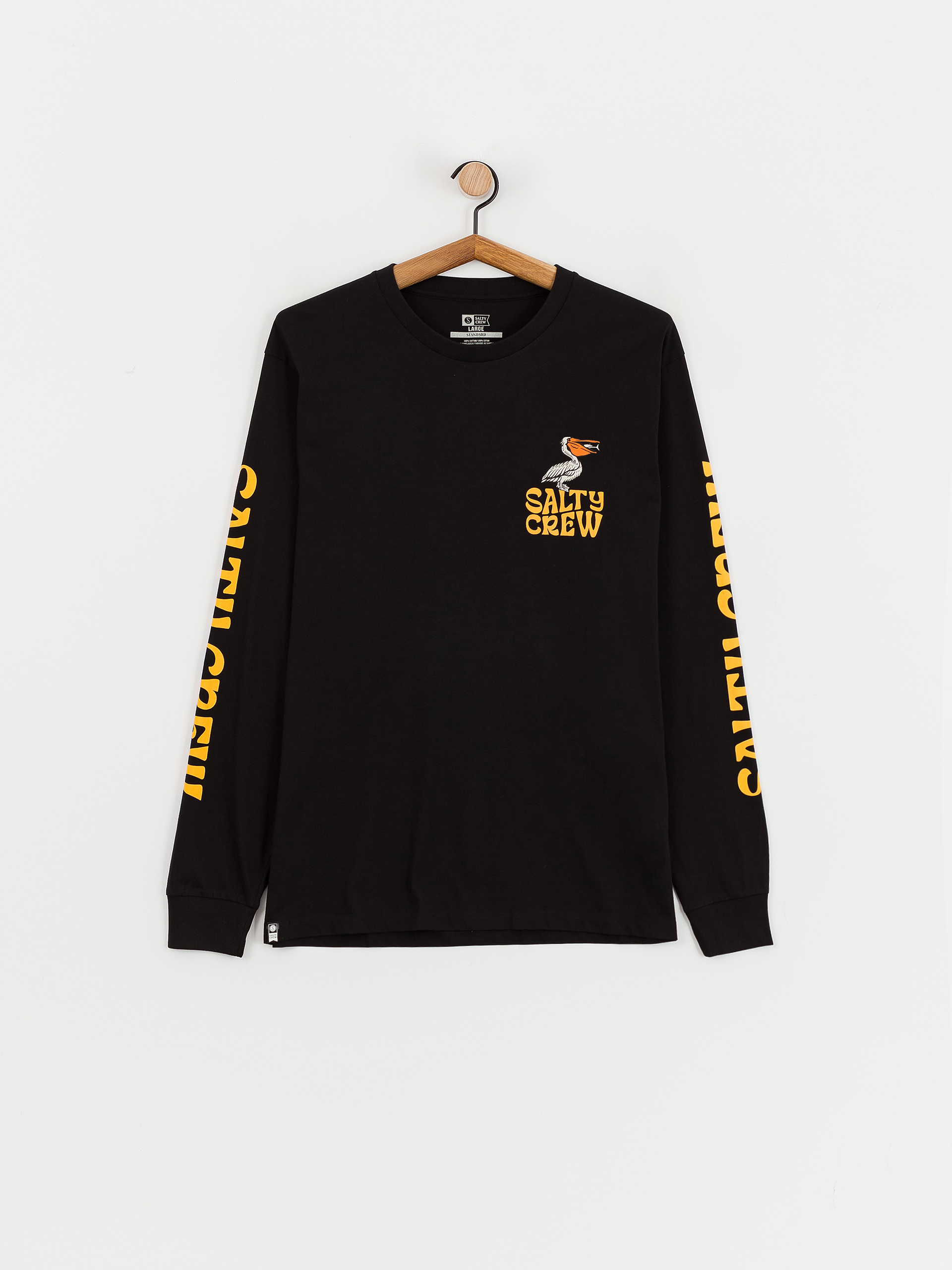Salty Crew Longsleeve Seaside Standard (black)
