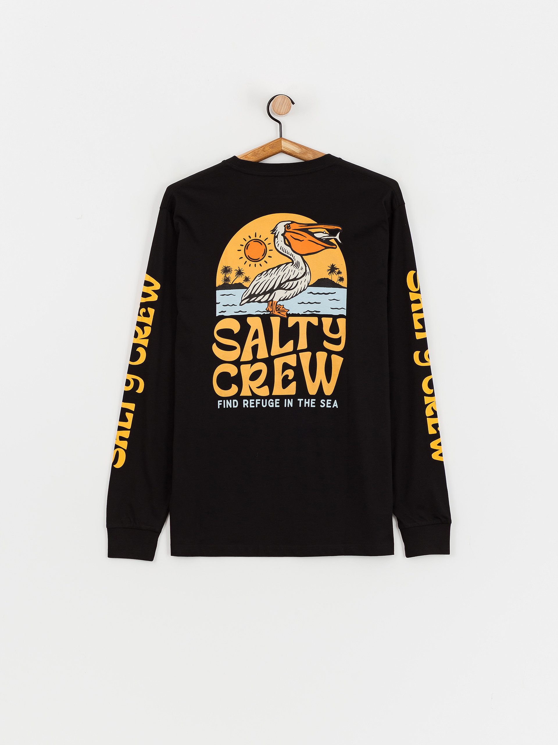 Salty Crew Longsleeve Seaside Standard (black)