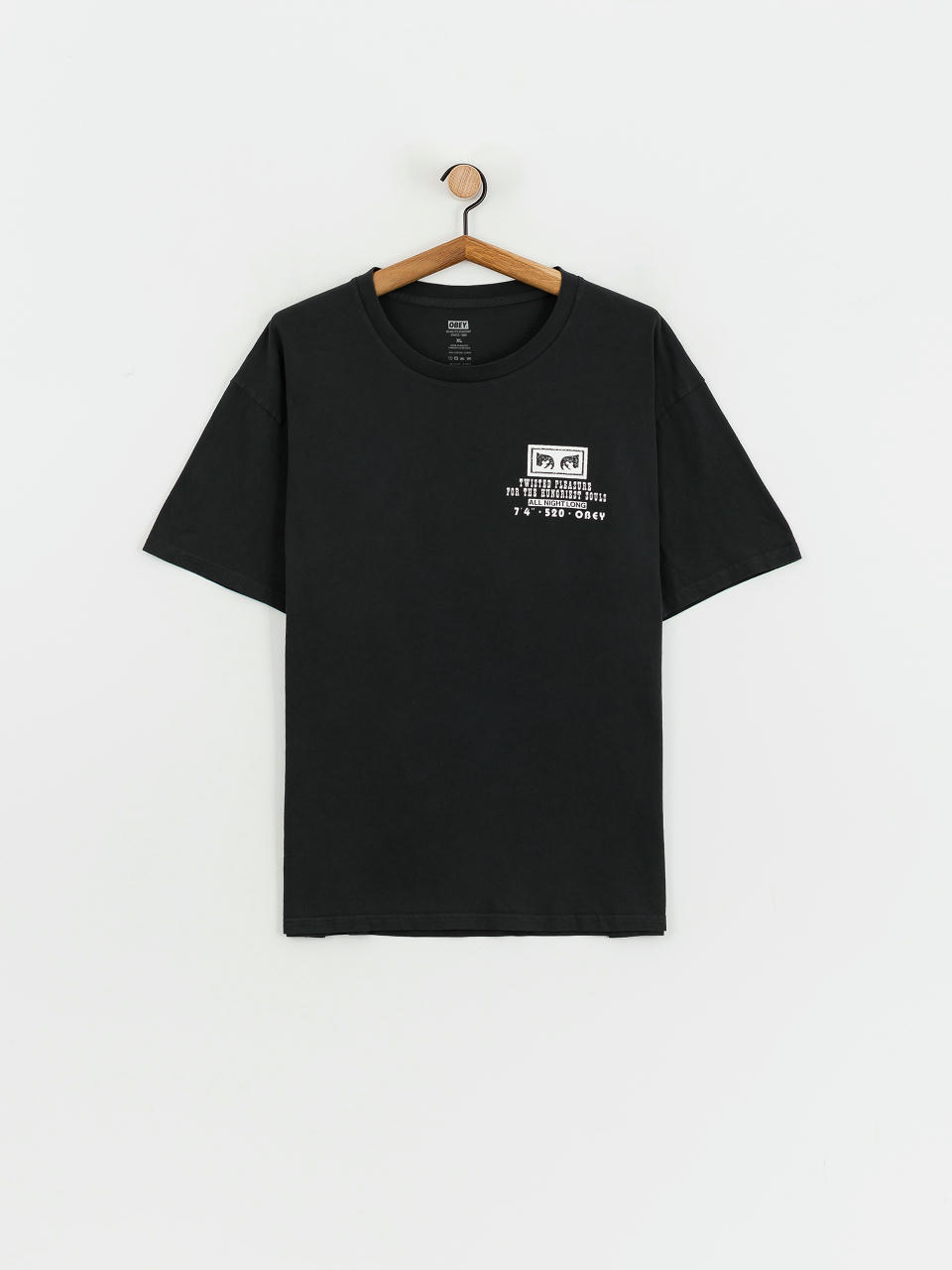 OBEY Twisted Pleasure T-Shirt (pigment vintage black)