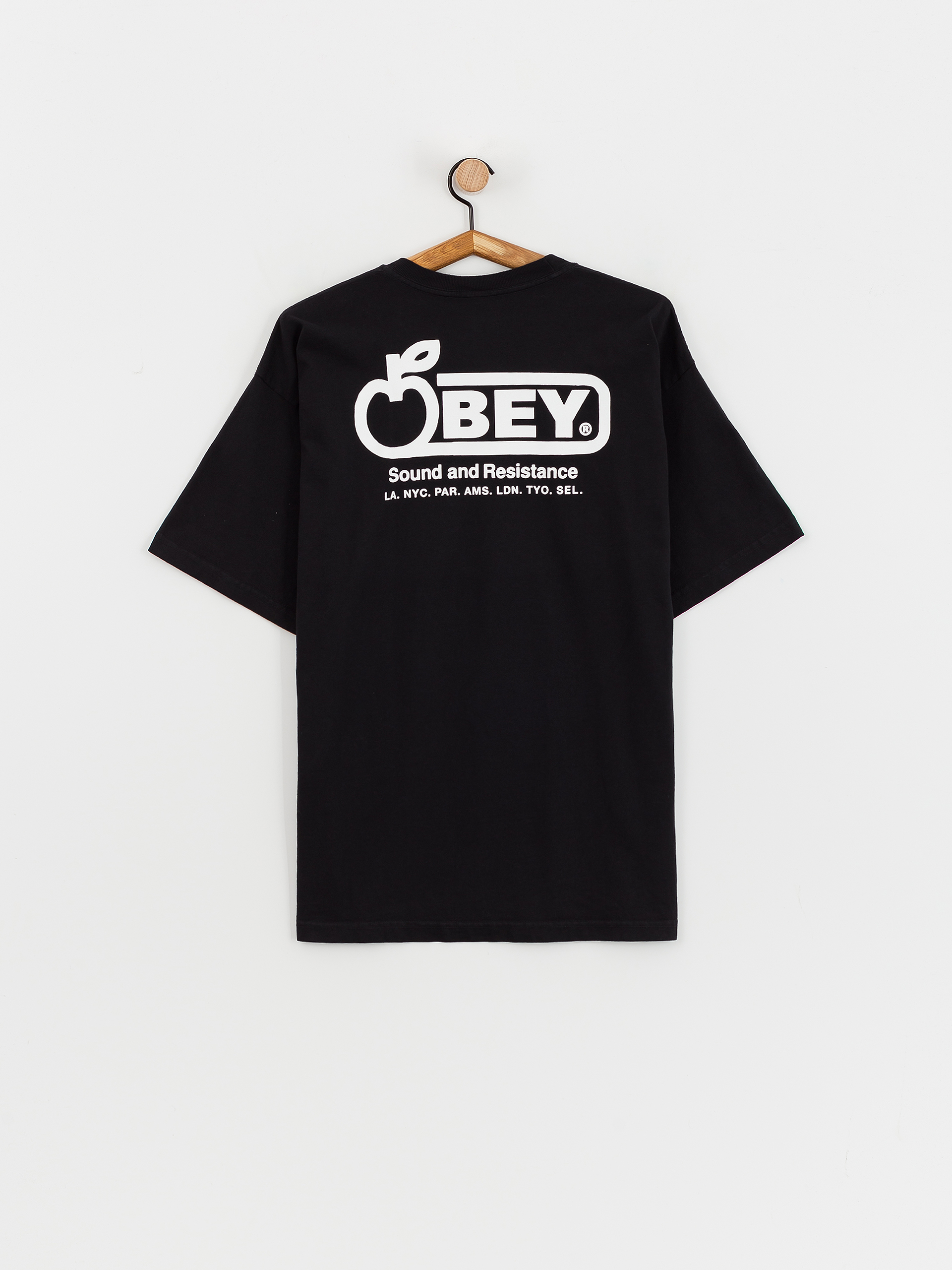 OBEY Sound & Resistance T-Shirt - green (jet black)