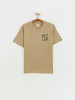 Salty Crew Ink Slinger Standard T-Shirt (khaki heather)