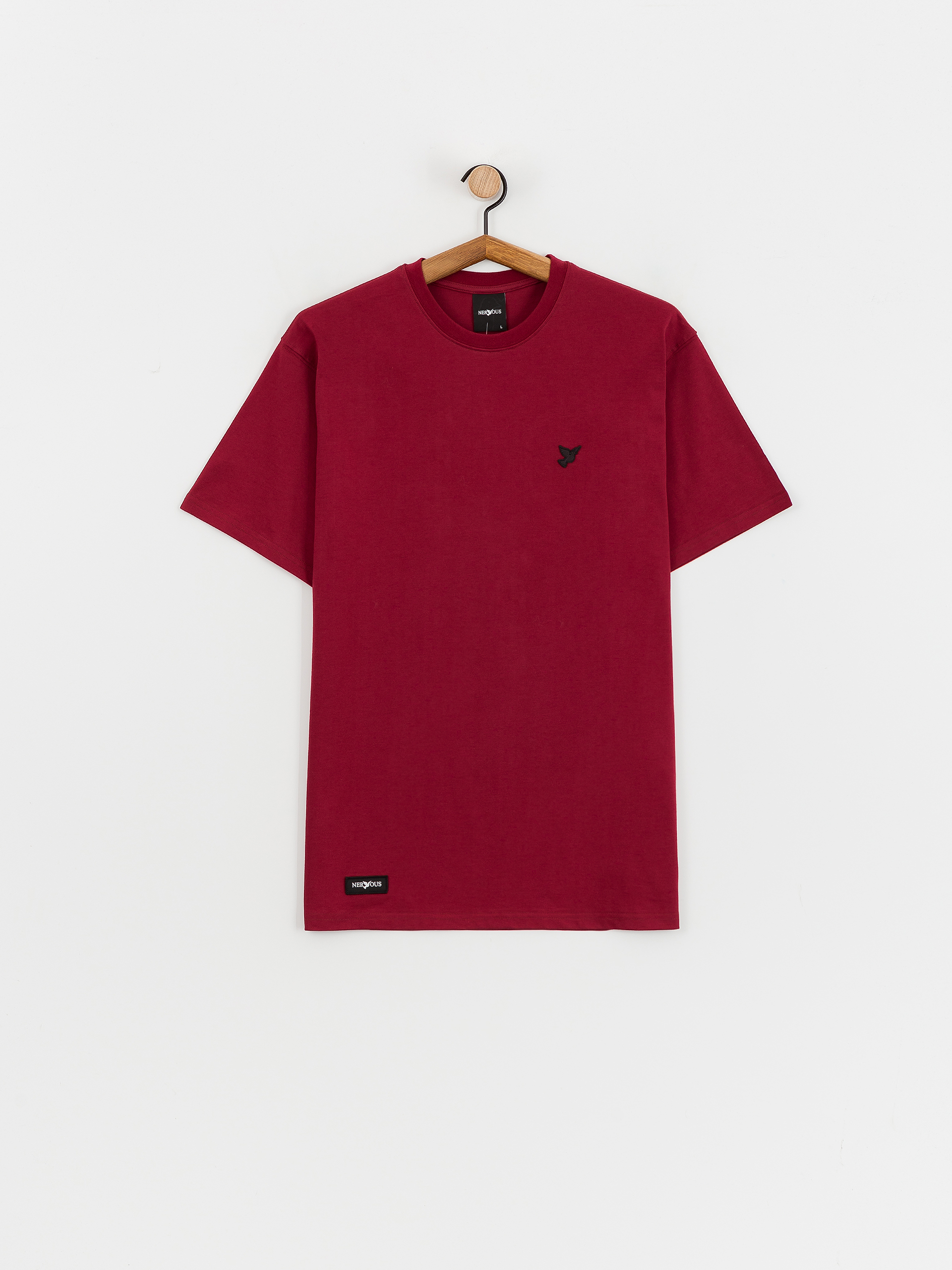 Nervous Icon T-Shirt (maroon)