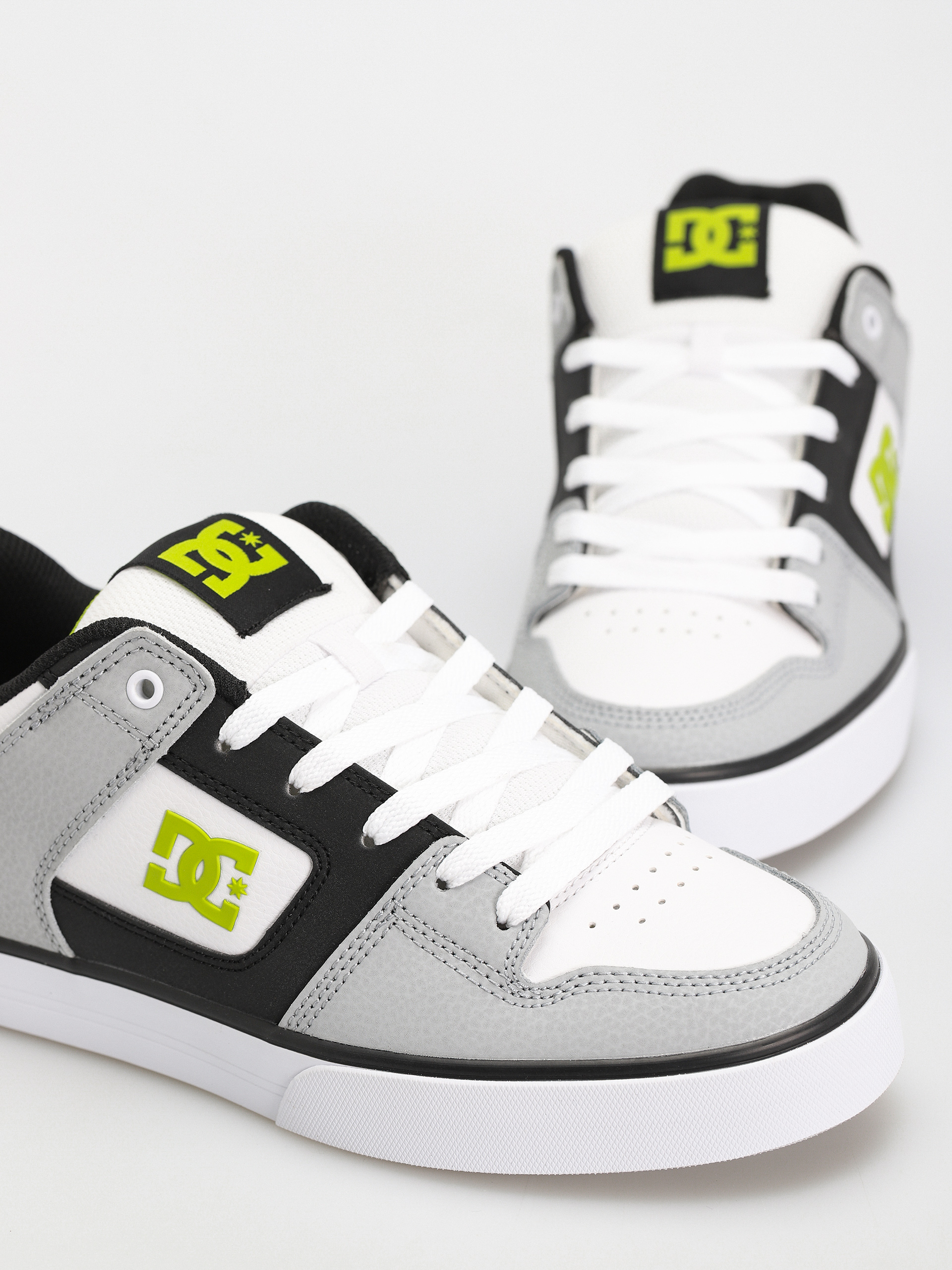 DC Pure Shoes (white/lime)