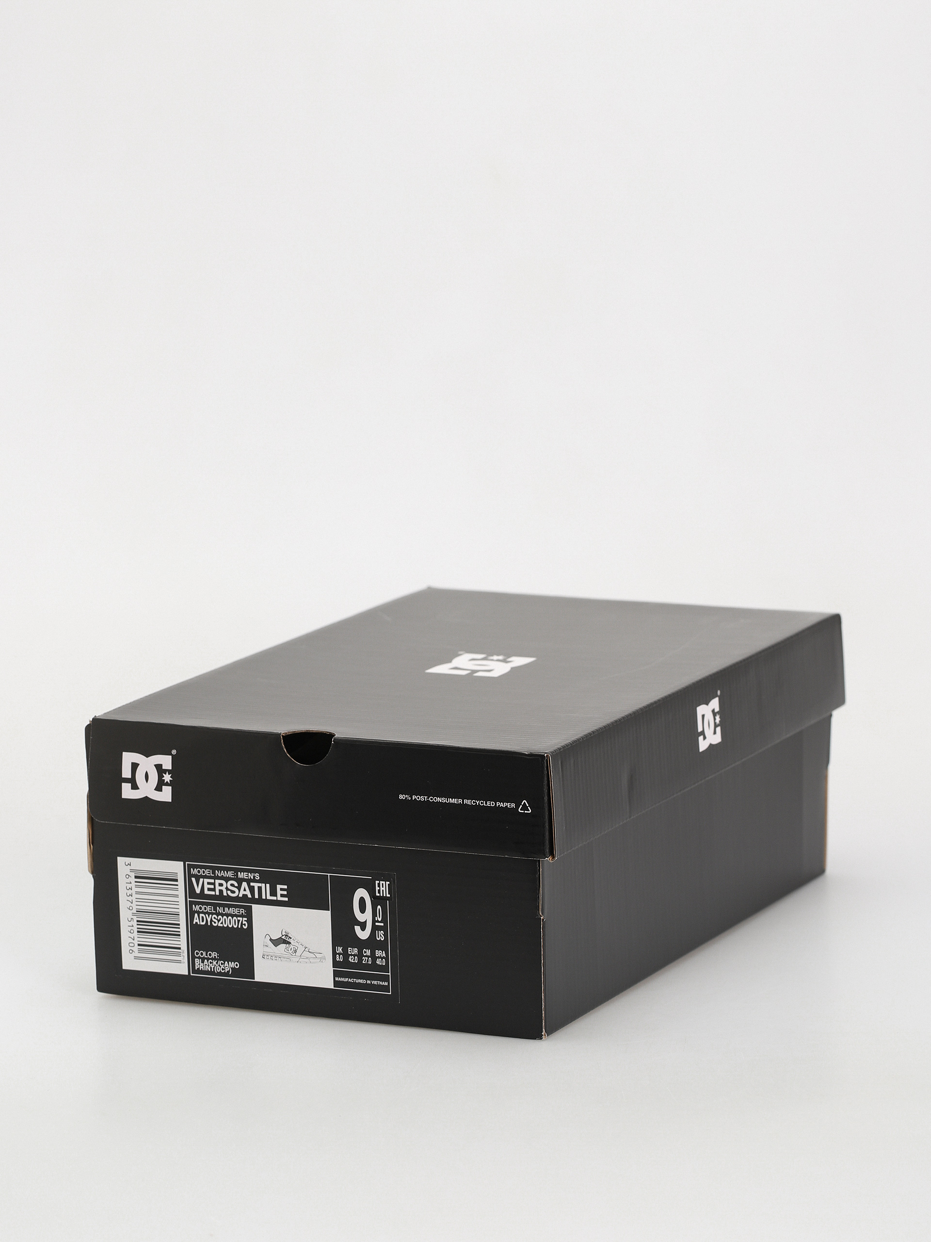 DC Versatile Shoes (black/camo print)