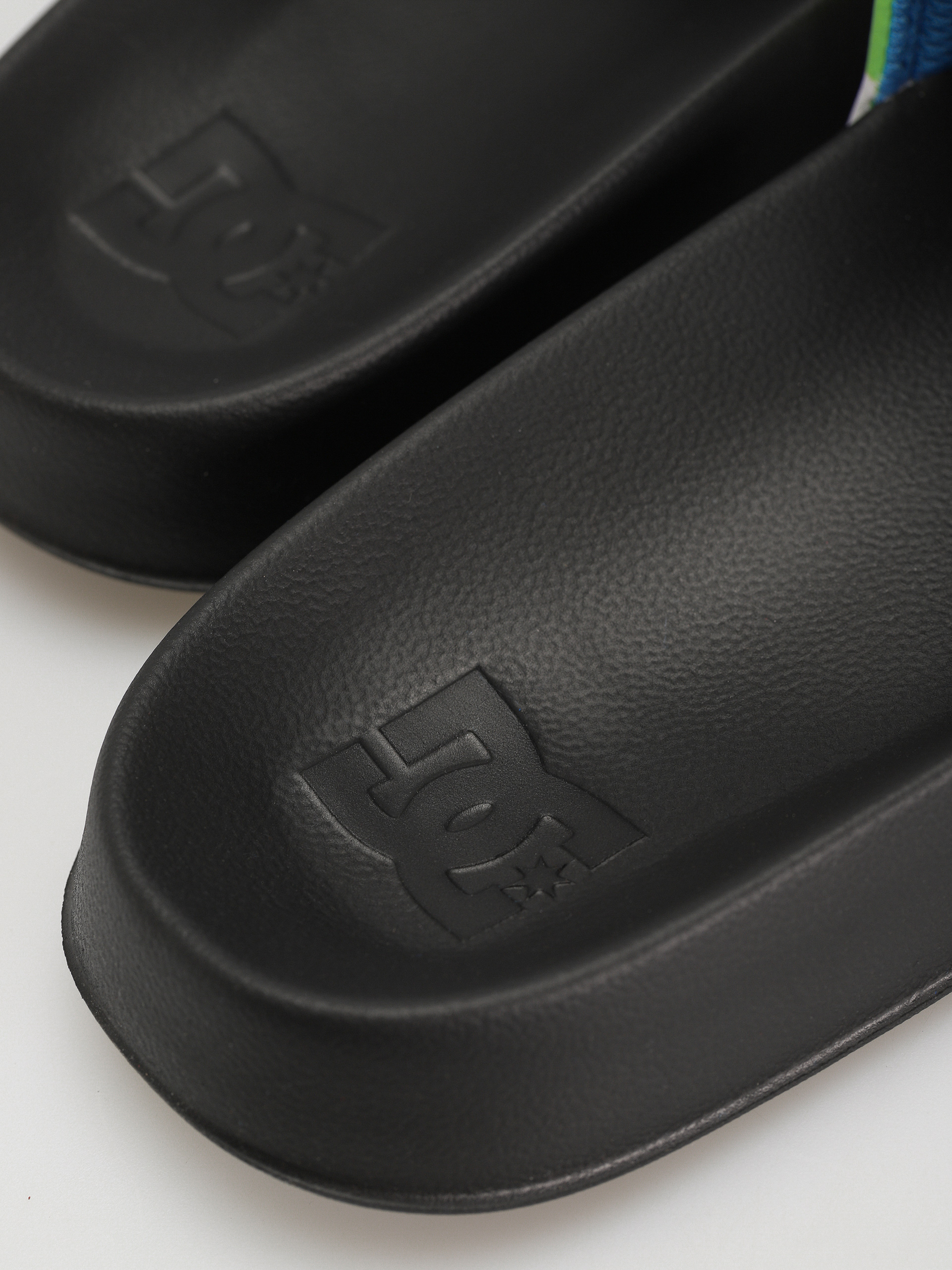 DC Dc Slide Flip-flops (black/stencil)