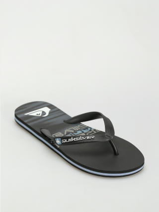 Quiksilver Molokai Stripe Flip Flops (black/black/blue)