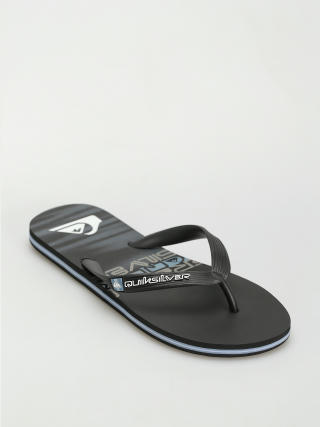Quiksilver Molokai Stripe Flip-flops (black/black/blue)