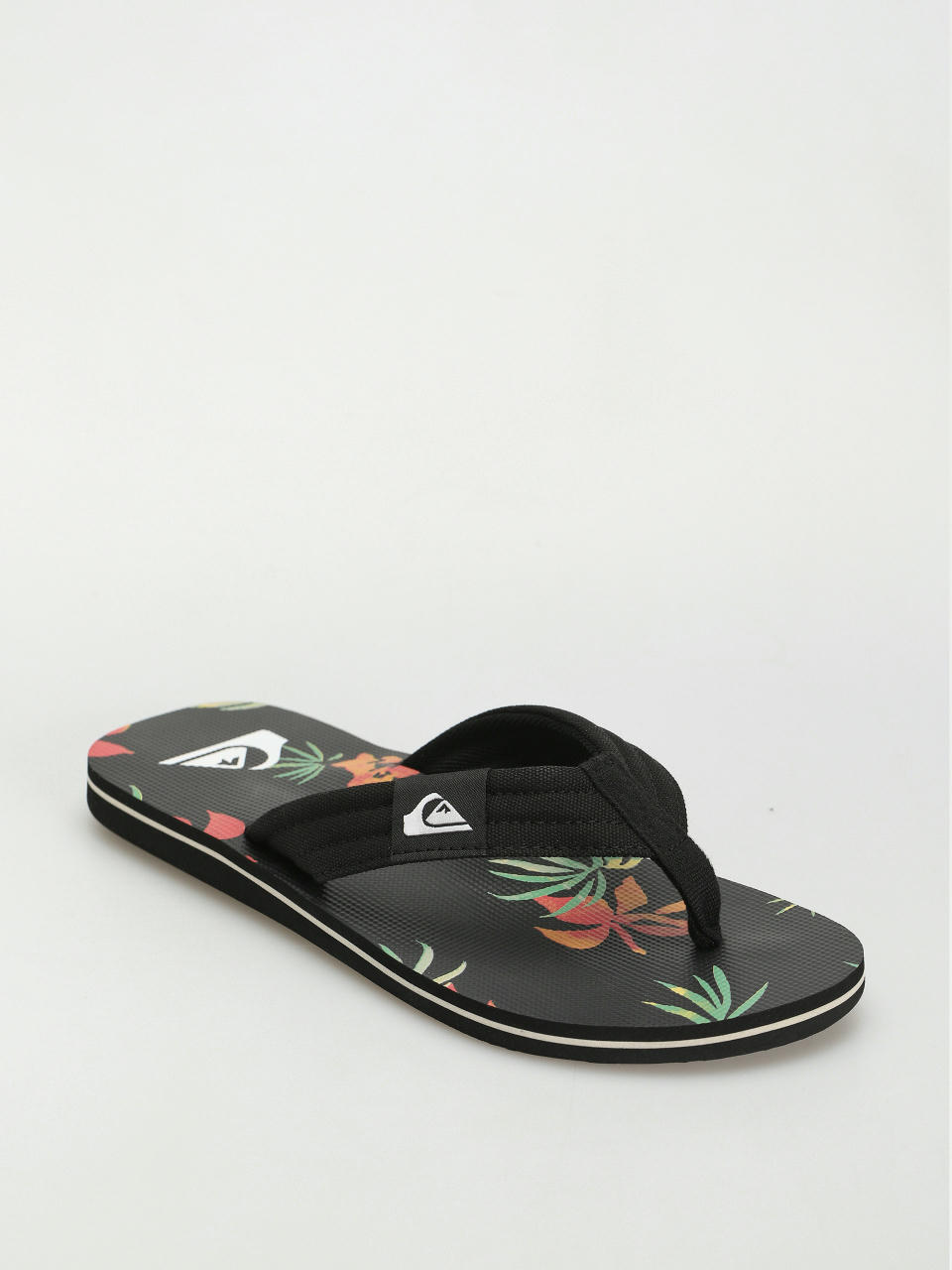 Quiksilver Molokai Layback Ii Flip-flops (black/orange/green)