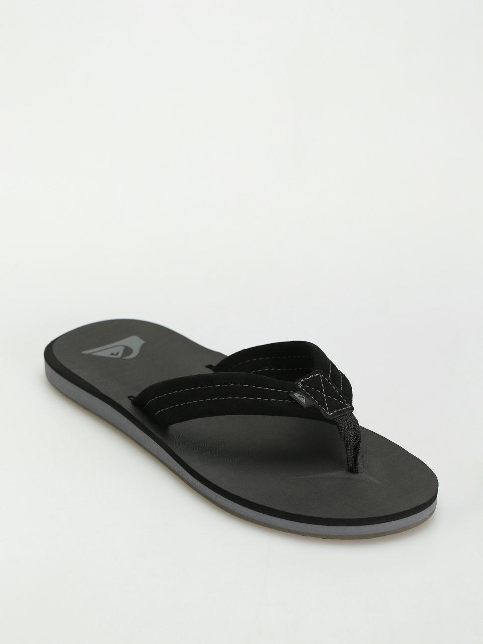 Quiksilver Flip Flops Carver Suede Core (black 1)