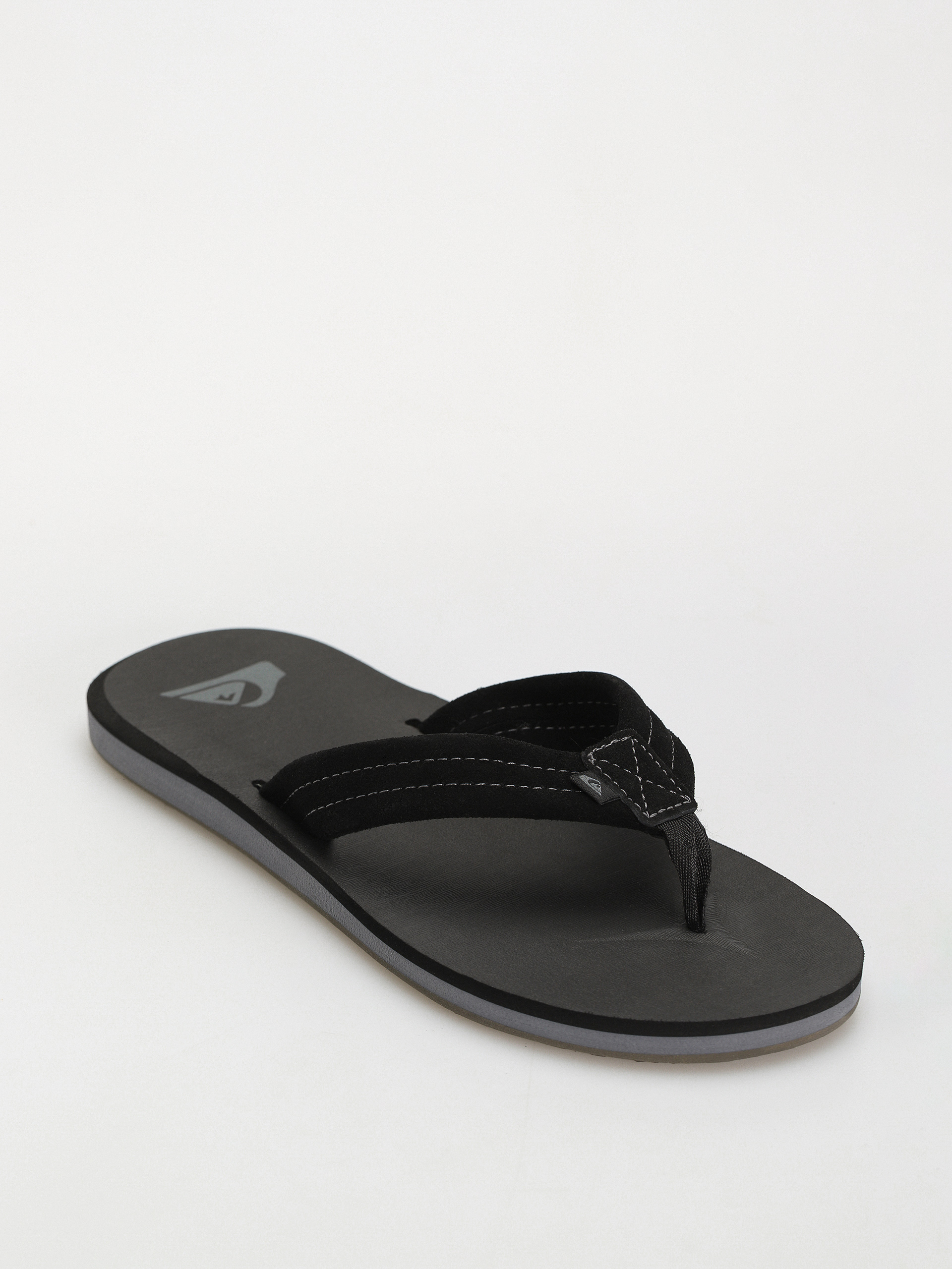 Quiksilver Flip-flops Carver Suede Core (black 1)