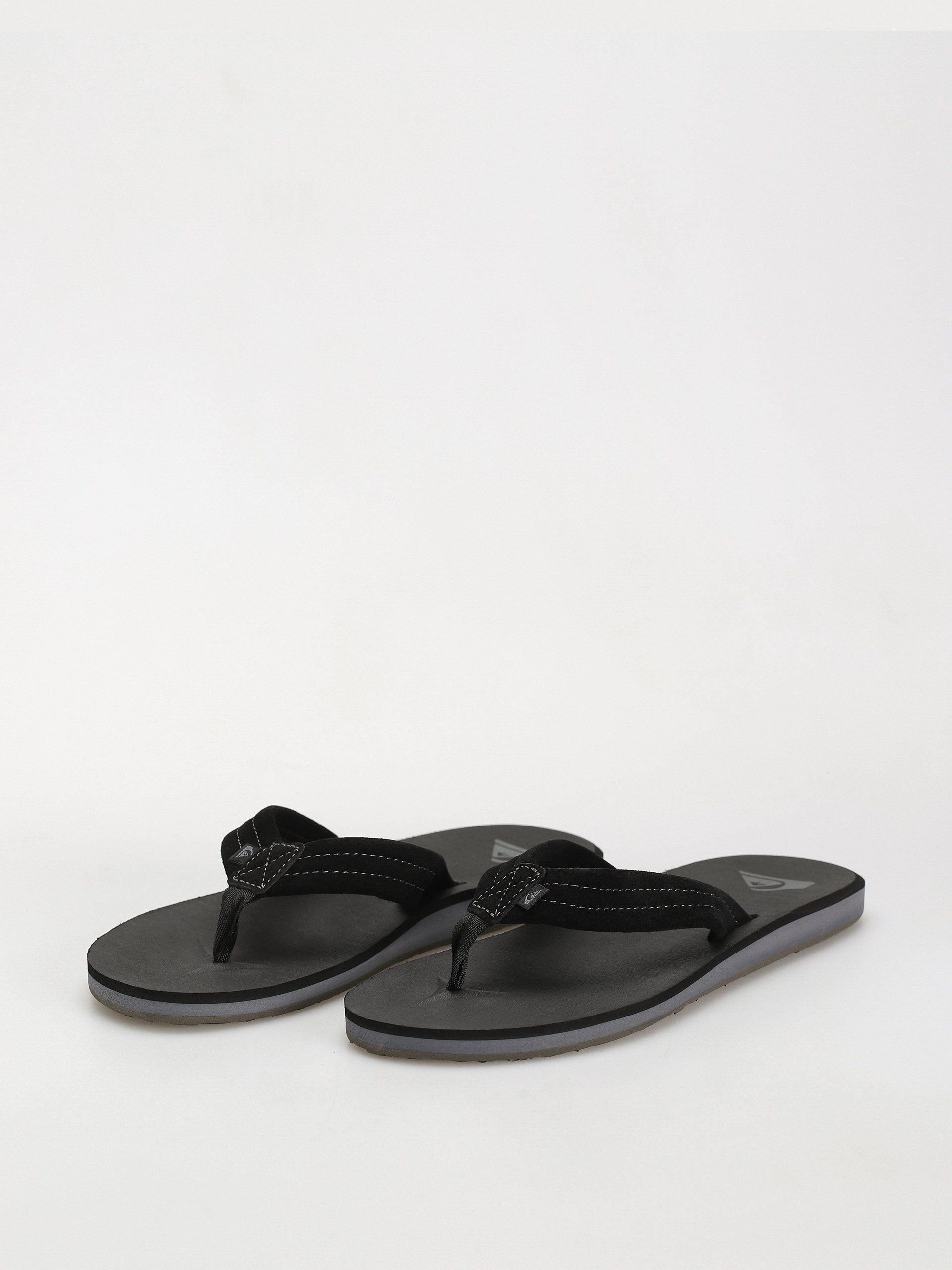 Quiksilver Flip-flops Carver Suede Core (black 1)