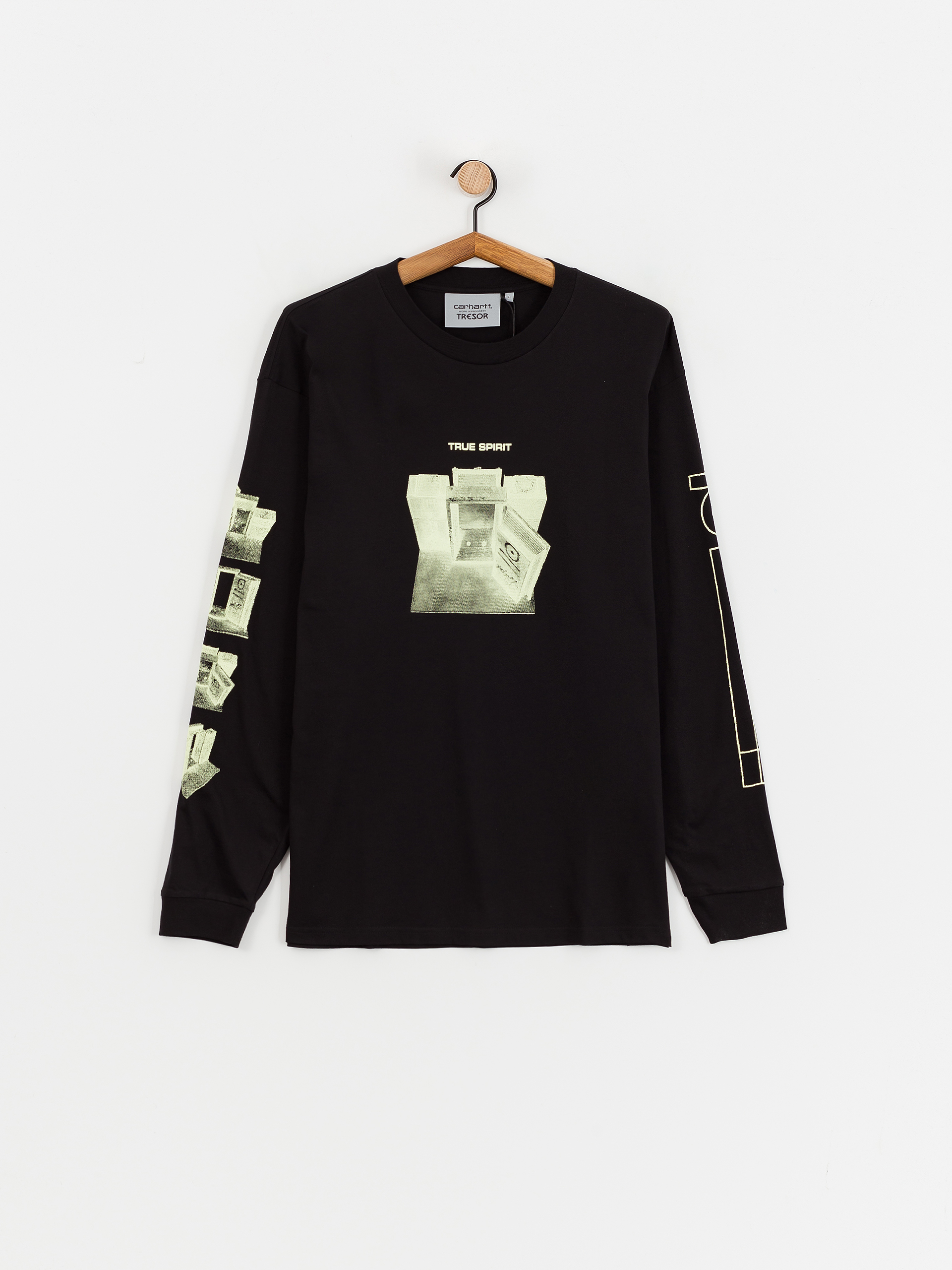 Carhartt WIP X TRESOR True Spirit Longsleeve (black/glow green)
