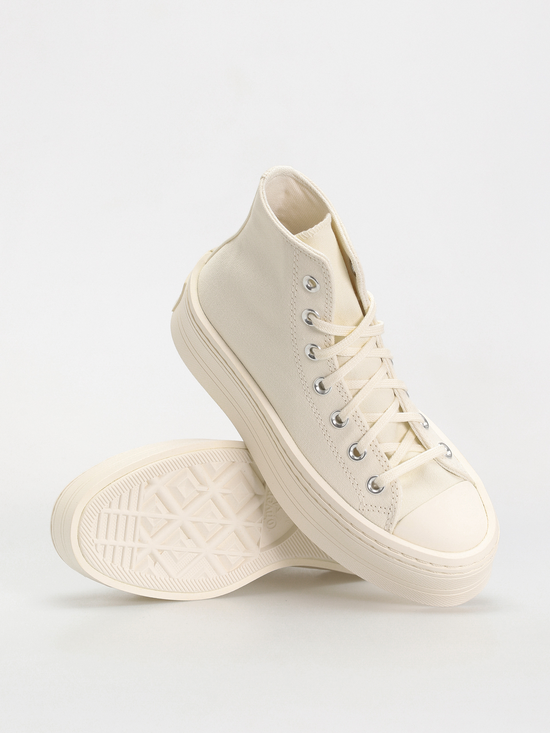 Converse Chuck Taylor All Star Modern Lift Hi Wmn Chucks white khaki off white