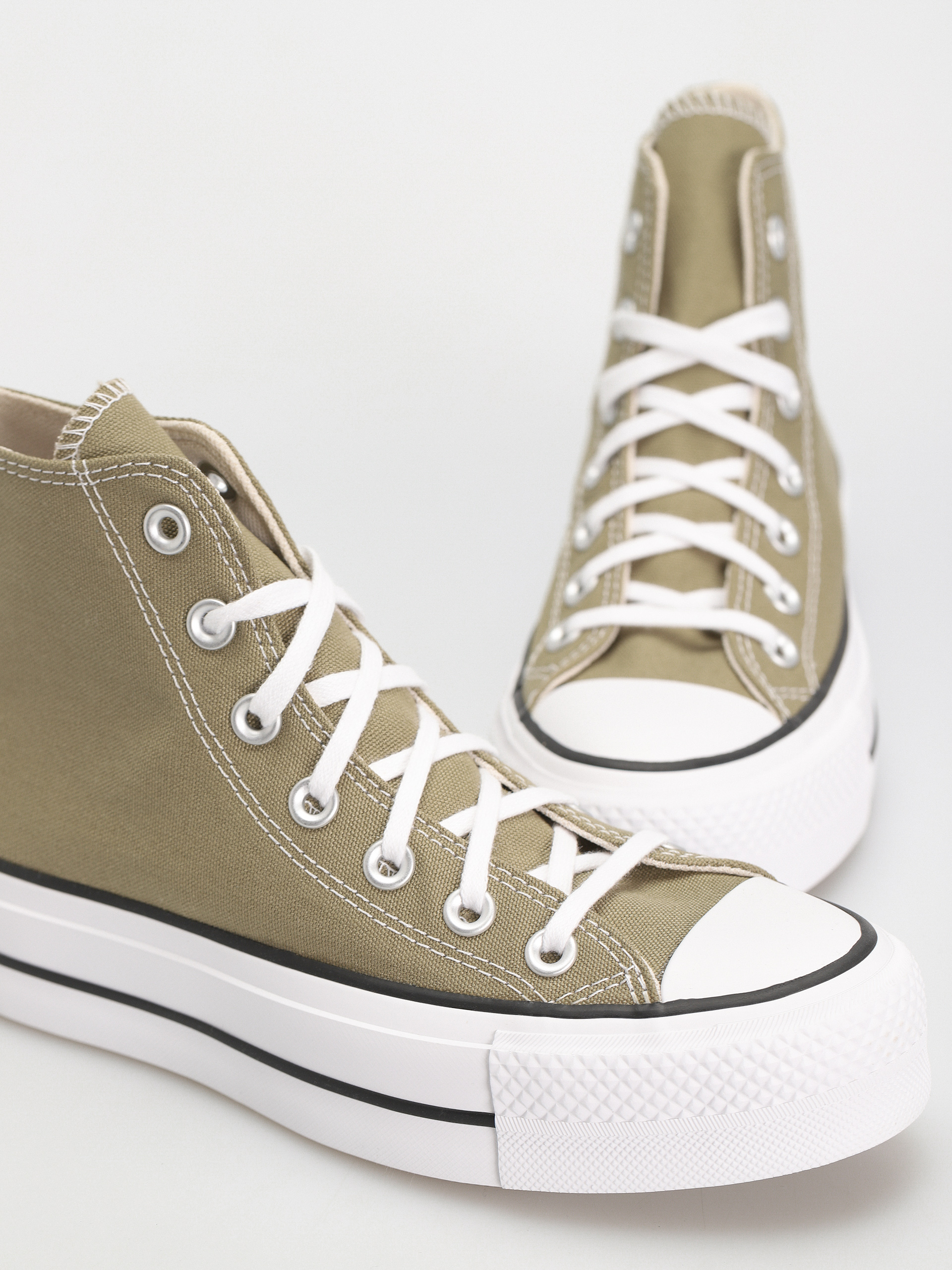Converse Chuck Taylor All Star Lift Hi Wmn Chucks (olive/white)