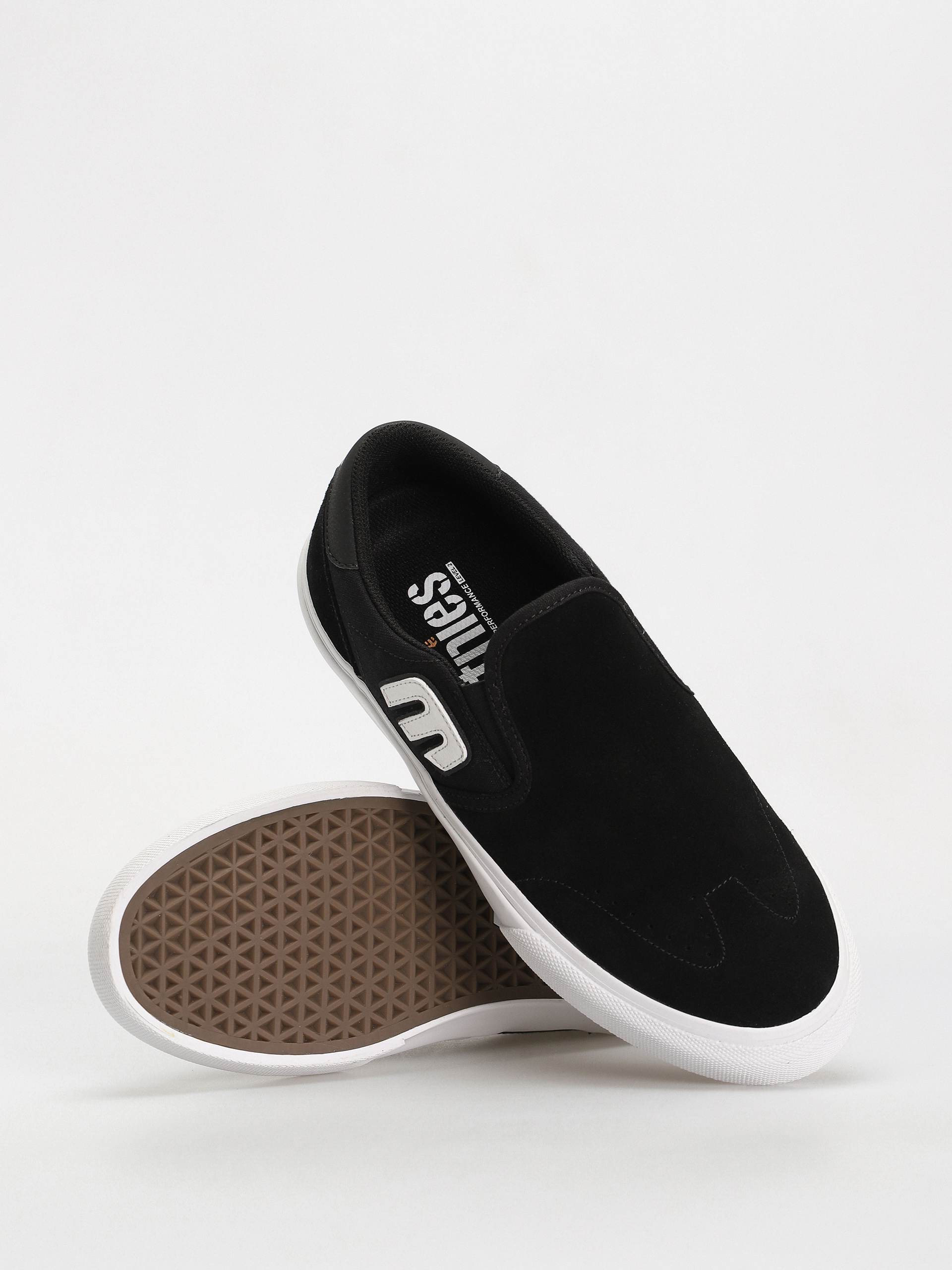 Etnies Lo Cut Slip Shoes (black/white)